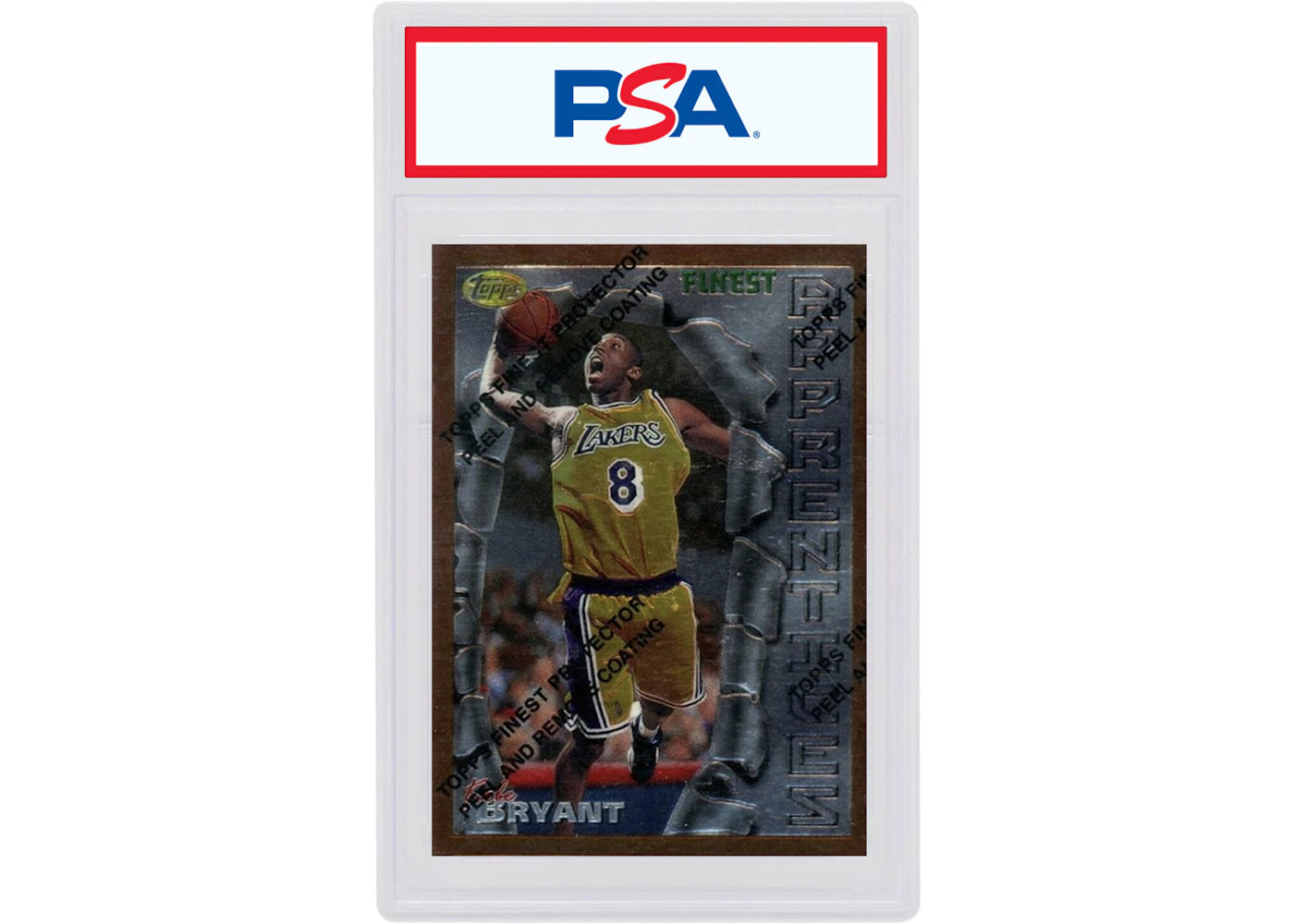 Kobe Bryant 1996 Topps Finest Rookie w/ Coating #74 (PSA or BGS Graded)