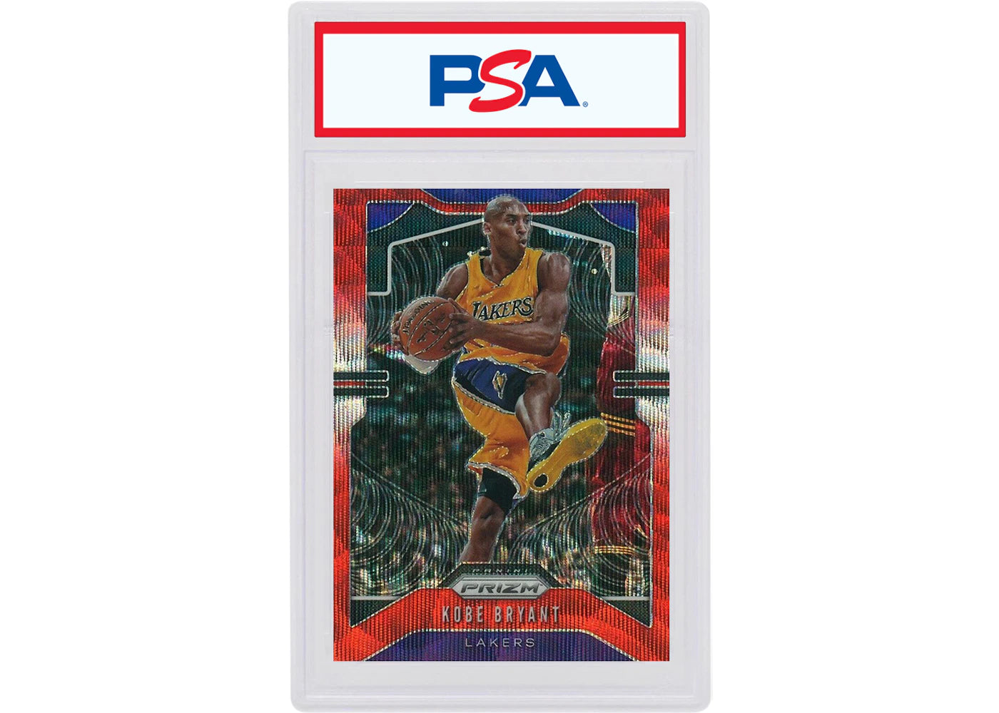 Kobe Bryant 2019 Panini Prizm Ruby Wave #8 (PSA or BGS Graded)