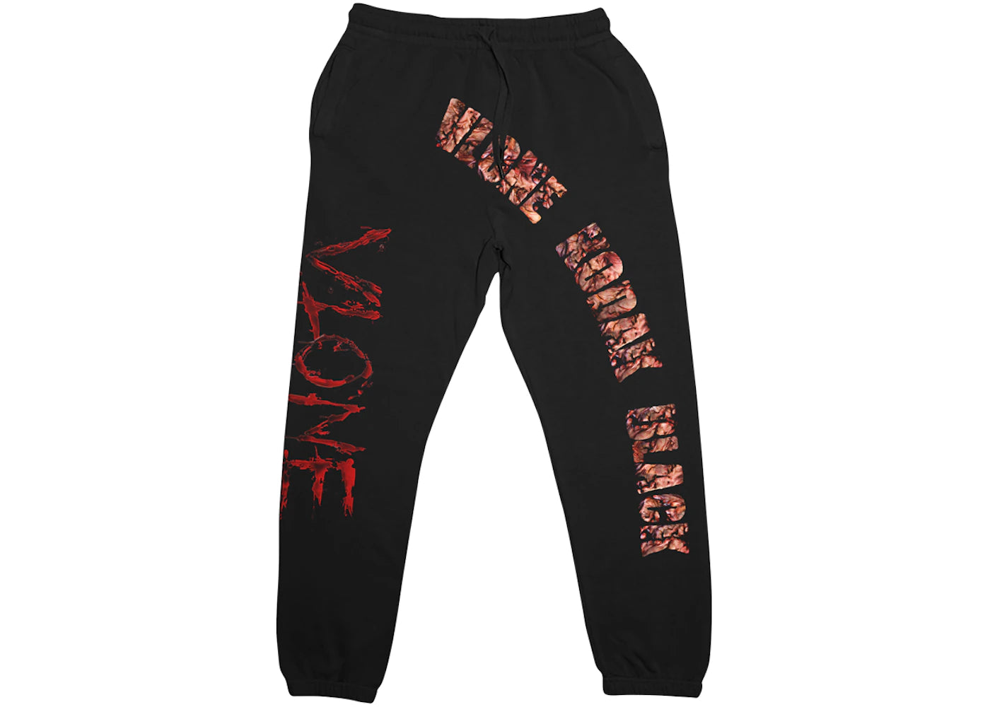 Kodak Black x Vlone Zombie Joggers Black