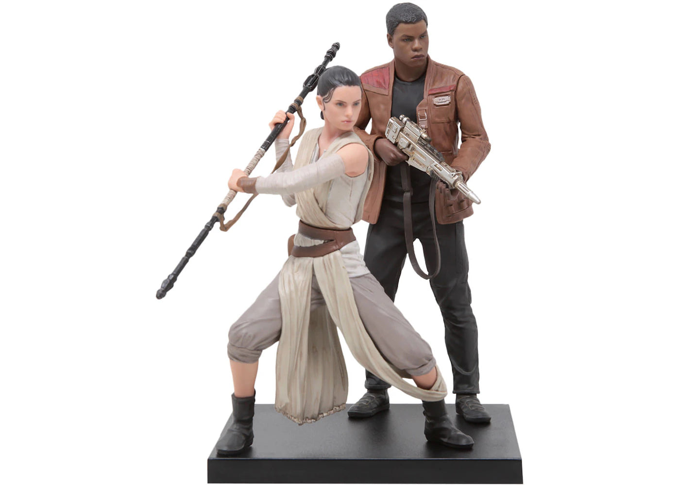 Kotobukiya ARTFX+ Star Wars The Force Awakens Rey And Finn Figure Brown