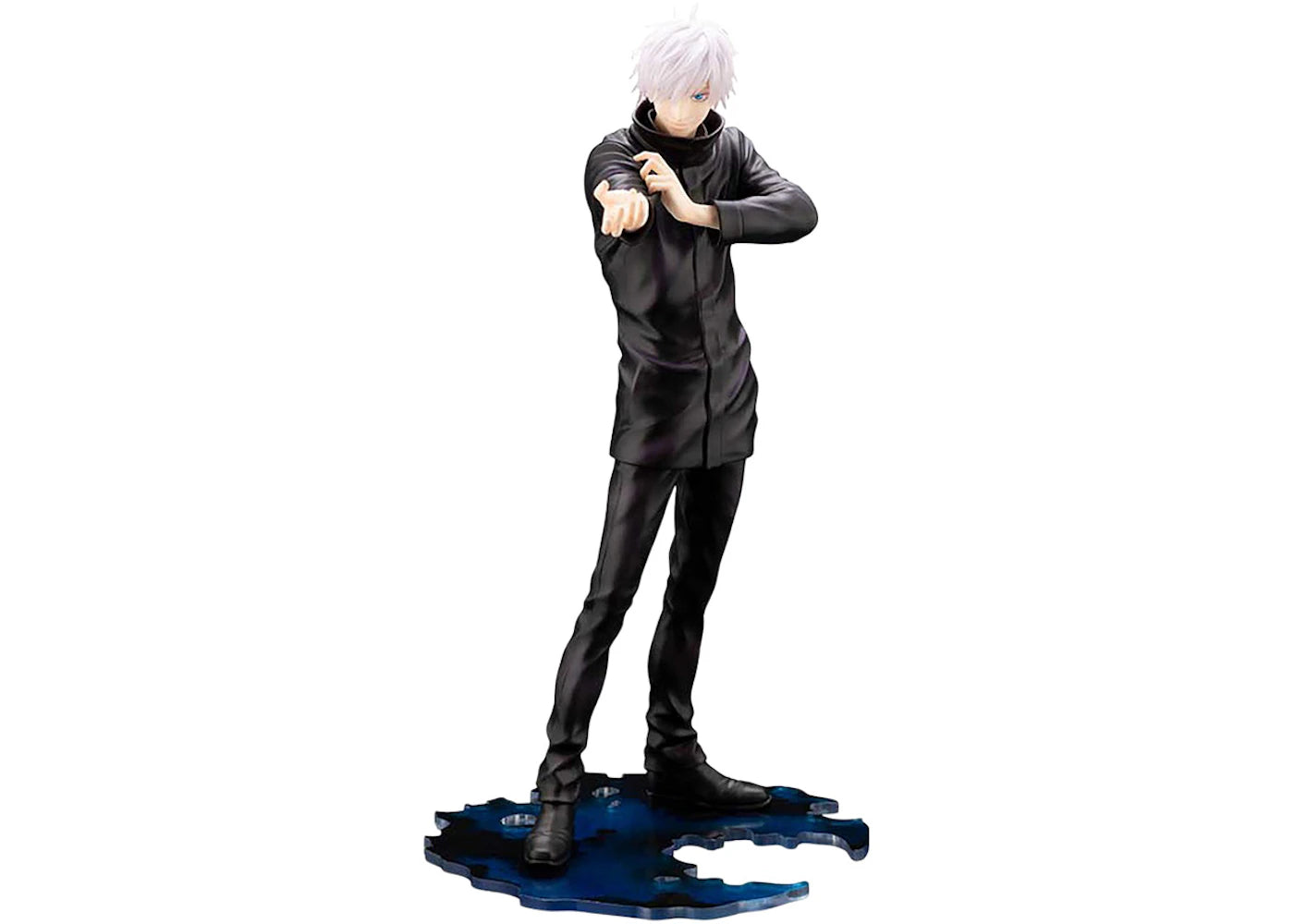 Kotobukiya Artfx J Jujutsu Kaisen Satoru Gojo Statue With Bonus Face Part Figure Black