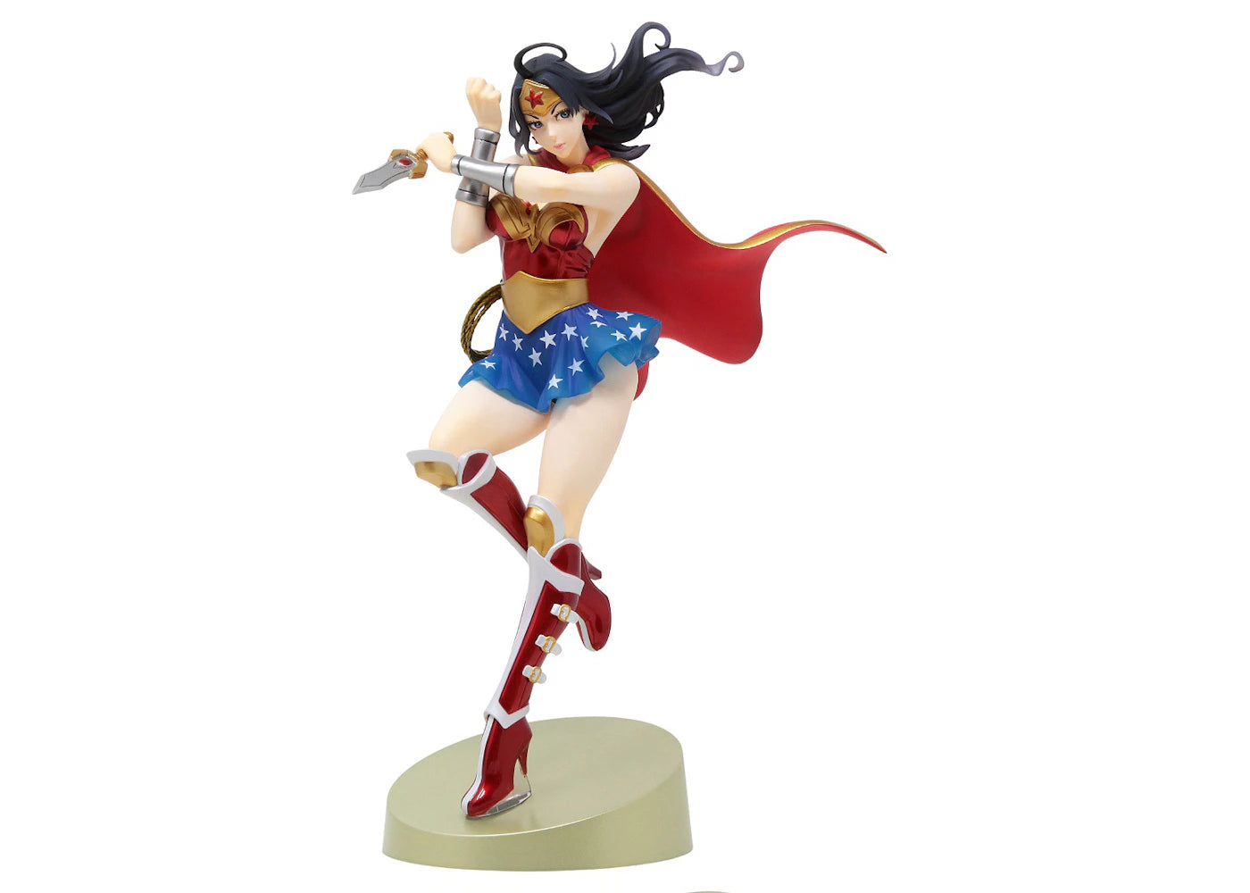 Kotobukiya DC Comics Armored Wonder Woman 2nd Edition Bishoujo Figure Red