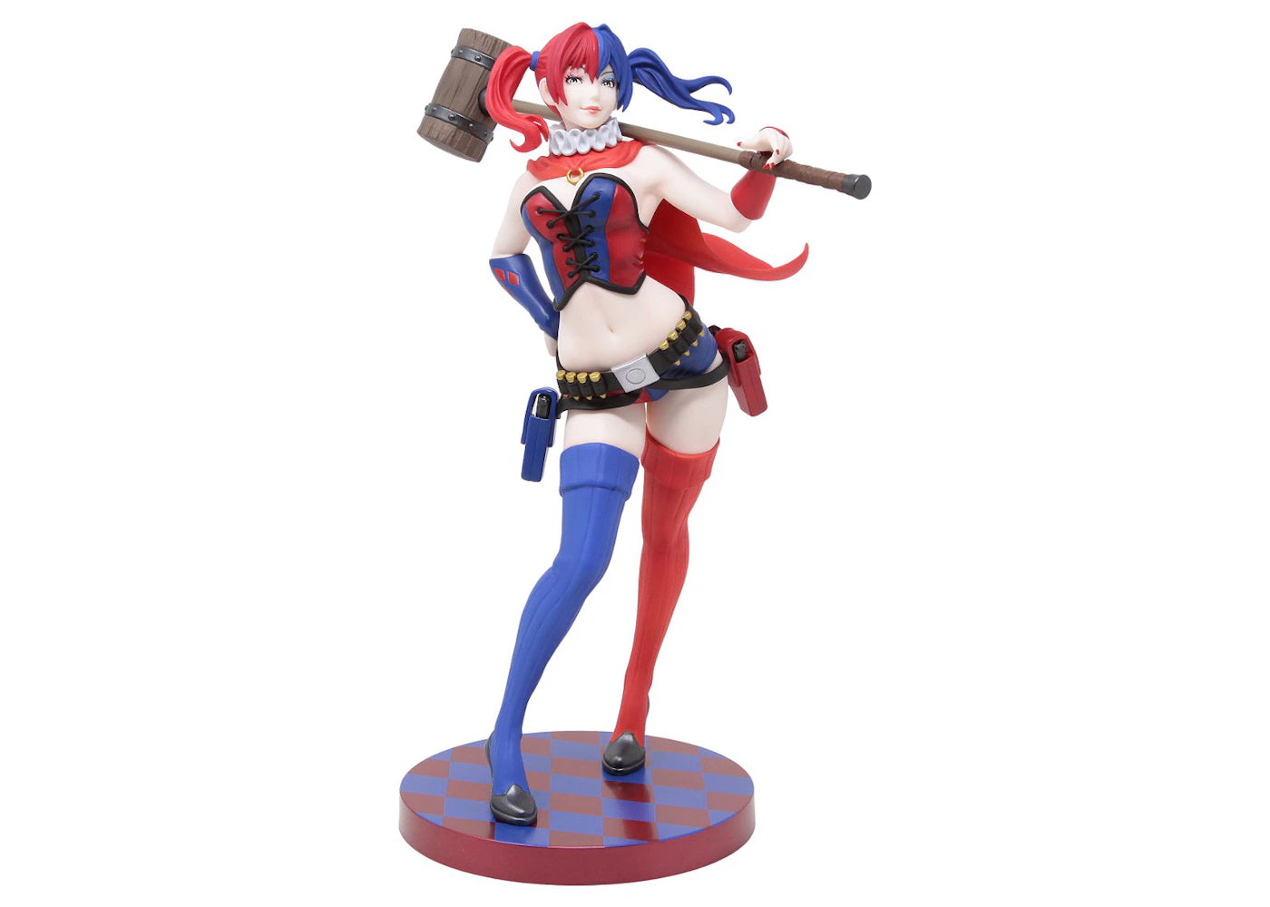 Kotobukiya DC Comics Harley Quinn New52 Version 2nd Edition Bishoujo Figure Blue & Red