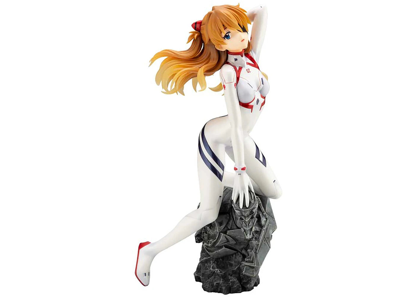 Kotobukiya Neon Genesis Evangelion Thrice Upon A Time Asuka Shikinami Langley White Plugsuit Ver. Figure White