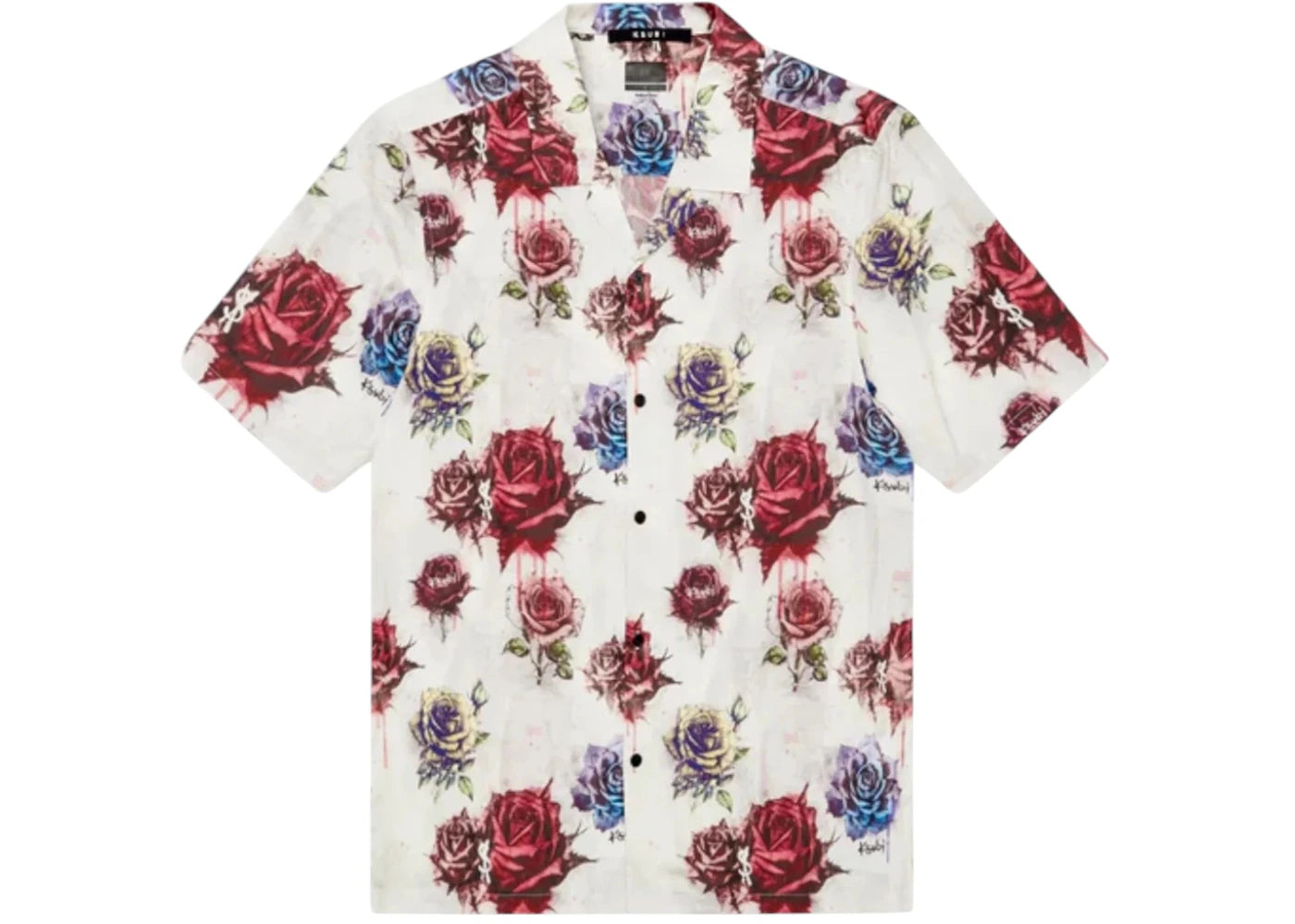 Ksubi Graff Rose Resort Shirt Multi Color