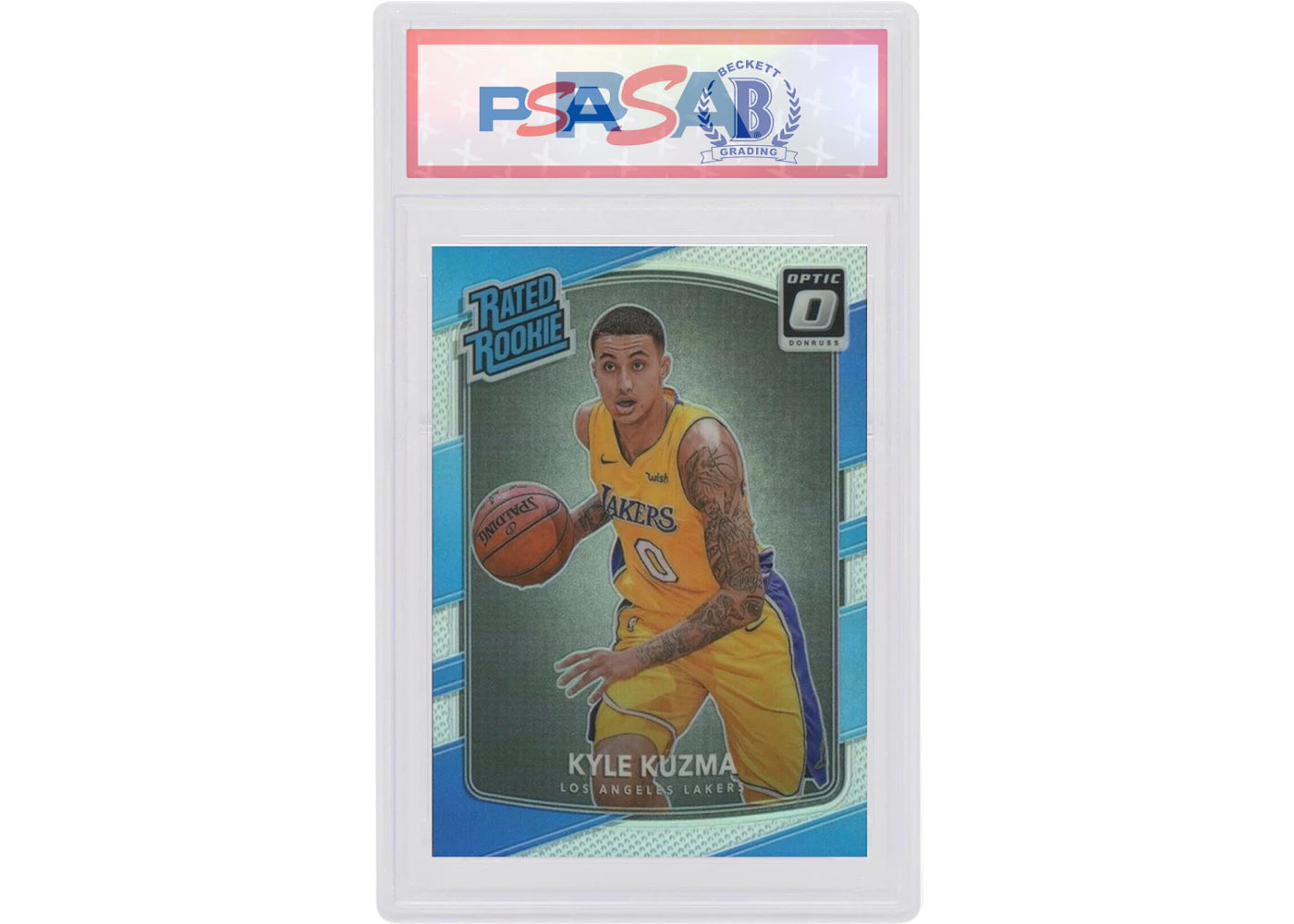 Kyle Kuzma 2017 Donruss Optic Rookie Holo #174 (PSA or BGS Graded)