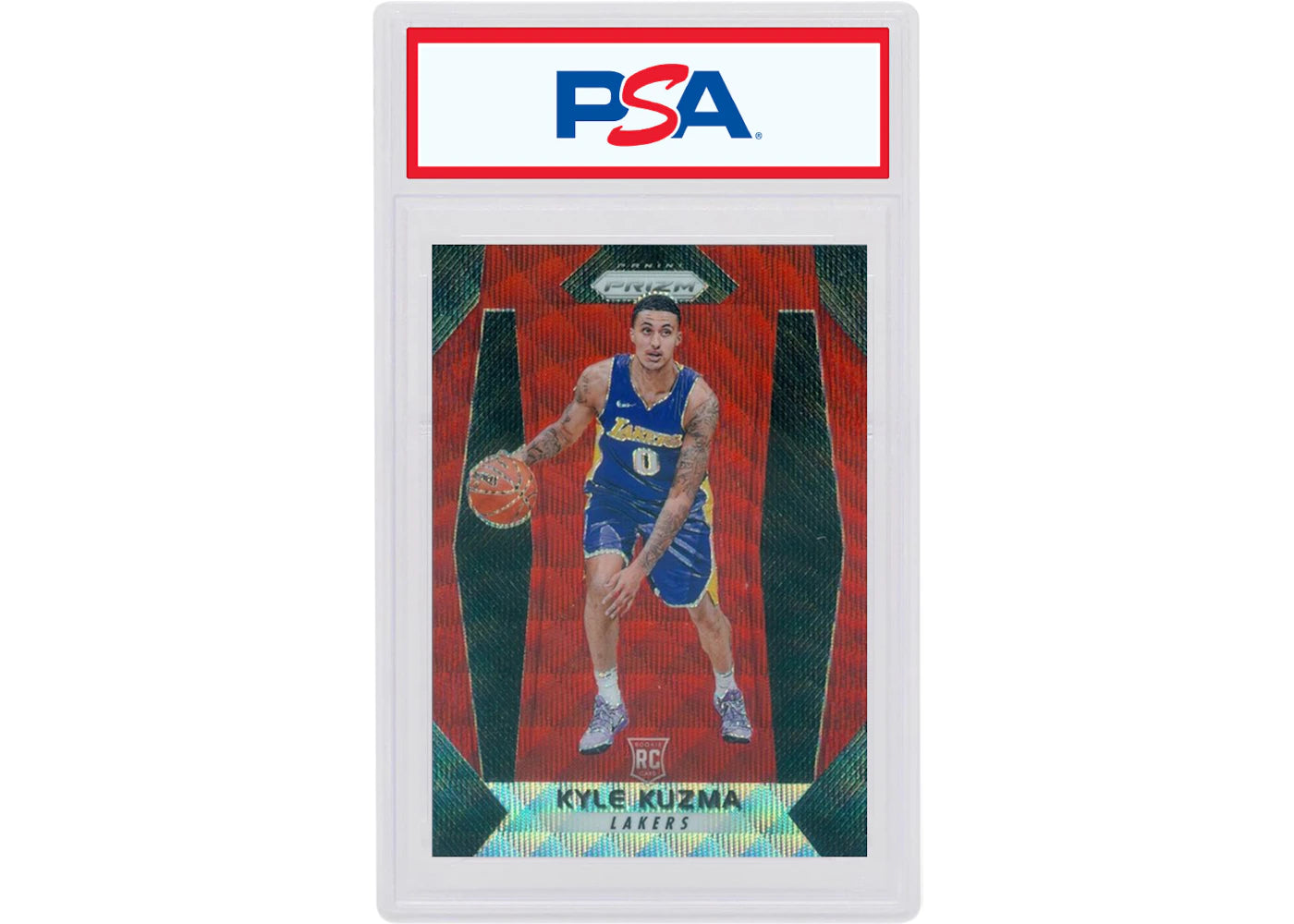 Kyle Kuzma 2017 Panini Prizm Rookie Ruby Wave #283 (PSA or BGS Graded)
