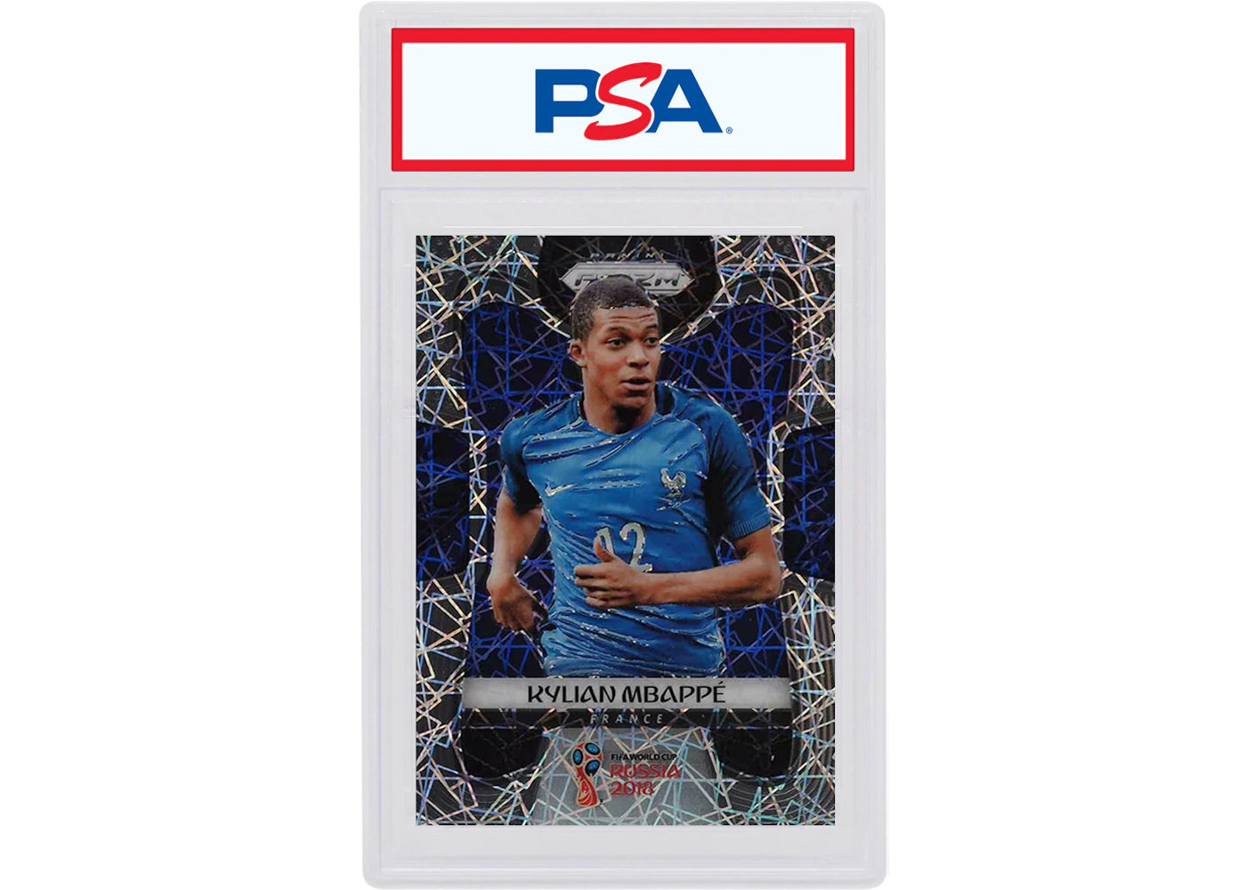 Kylian Mbappe 2018 Panini Prizm World Cup Lazer #80 (PSA or BGS Graded)