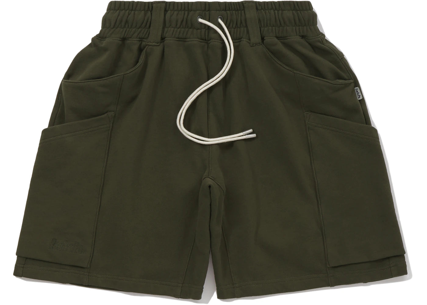 LAKH Knit 3.0 Deep Cargo Shorts Dark Green