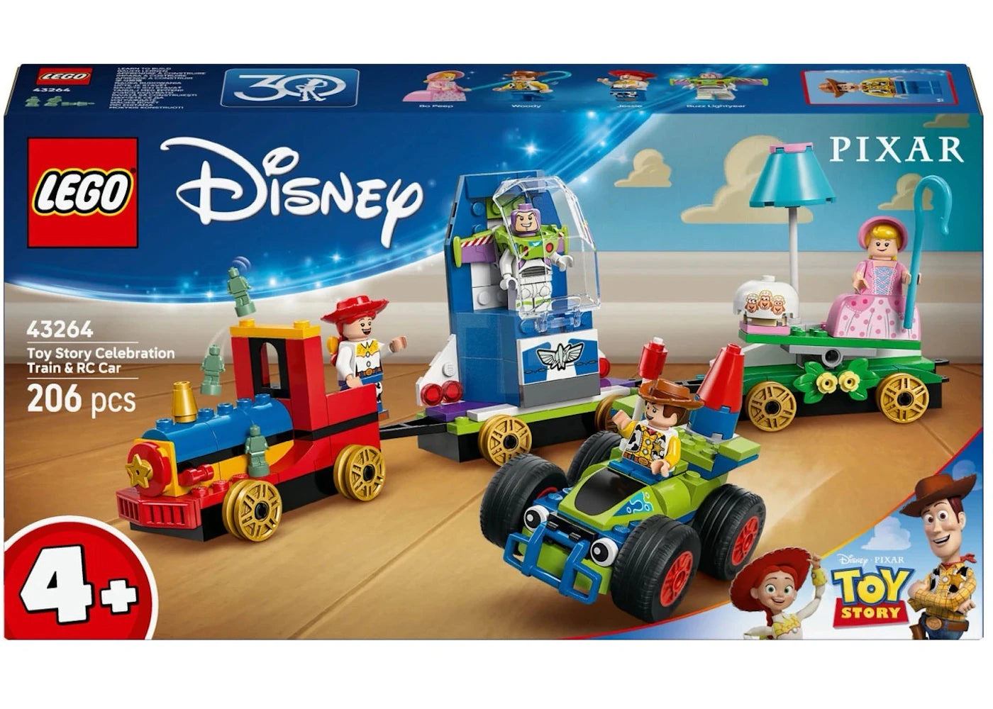 LEGO Disney Toy Story Celebration Train & RC Car Set 43264