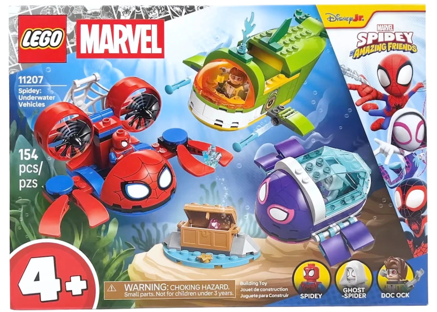 LEGO Marvel Spidey: Underwater Vehicles Set 11207