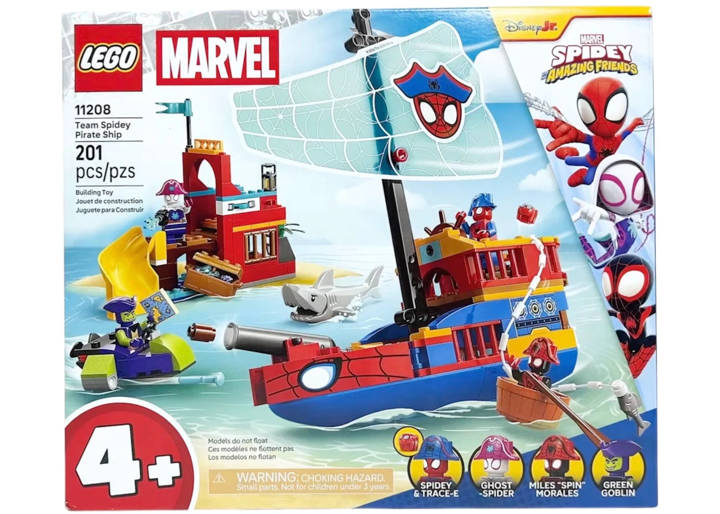 LEGO Marvel Team Spidey Pirate Ship Set 11208