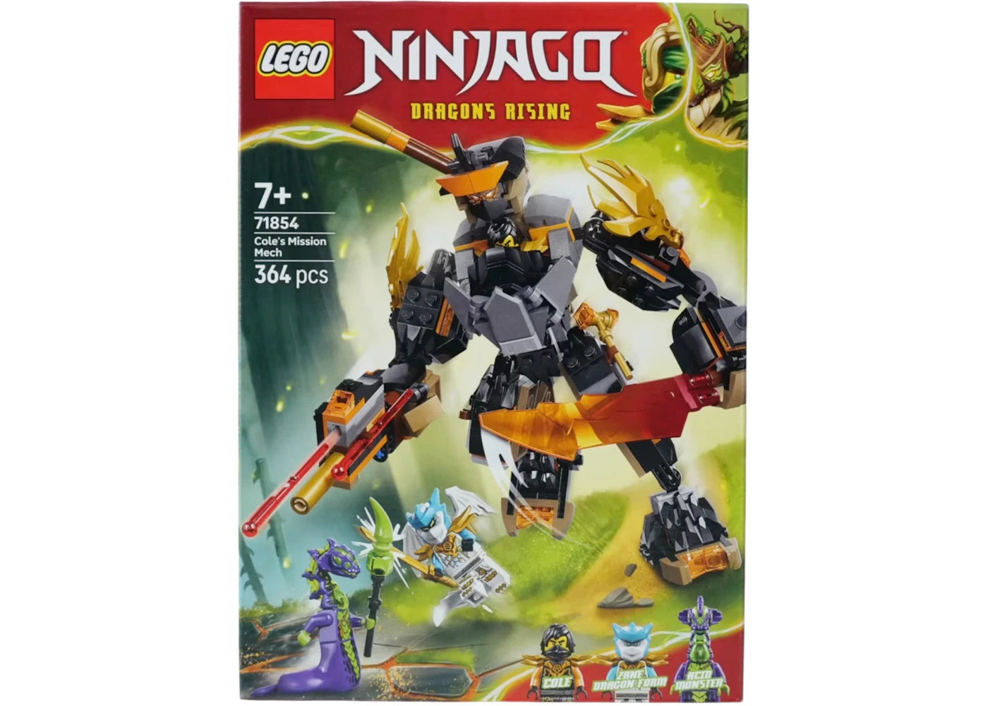 LEGO Ninjago Cole's Mission Mech & Dragon Zane Set 71854