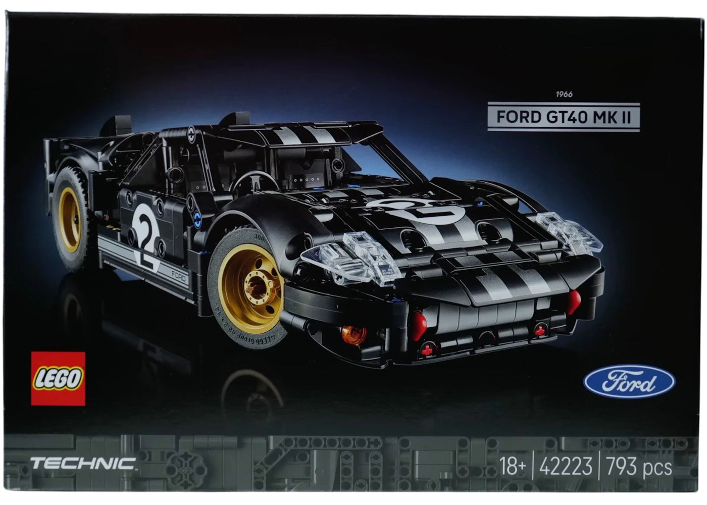 LEGO Technic 1966 Ford GT40 MKII Race Car Set 42223