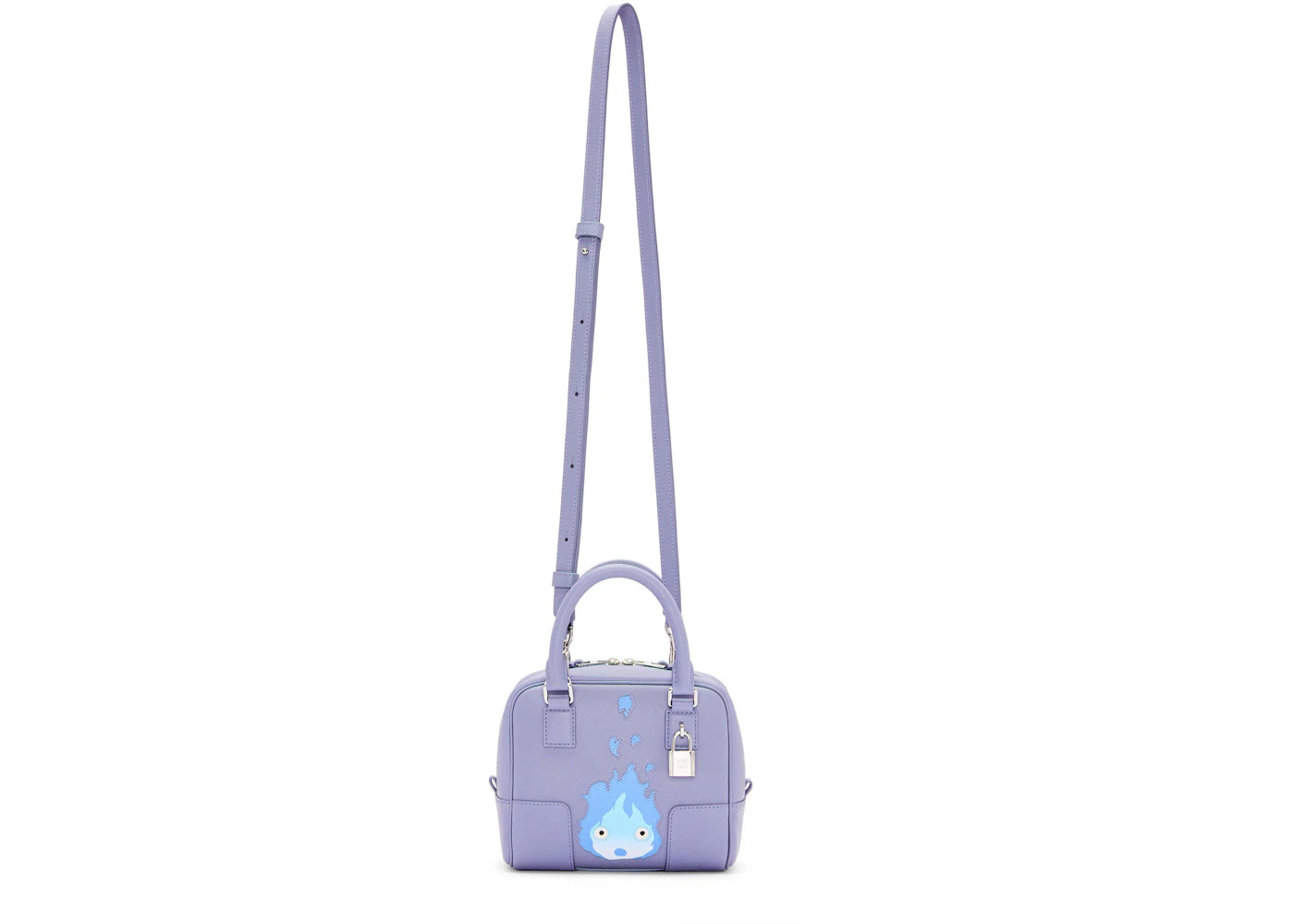 LOEWE x Howls Calcifer Amazona 16 Bag In Nappa Calfskin Blueberry