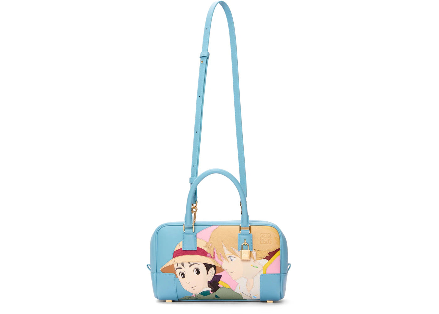 LOEWE x Howls Howl And Sophie Amazona 23 In Nappa Calfskin Light Blue