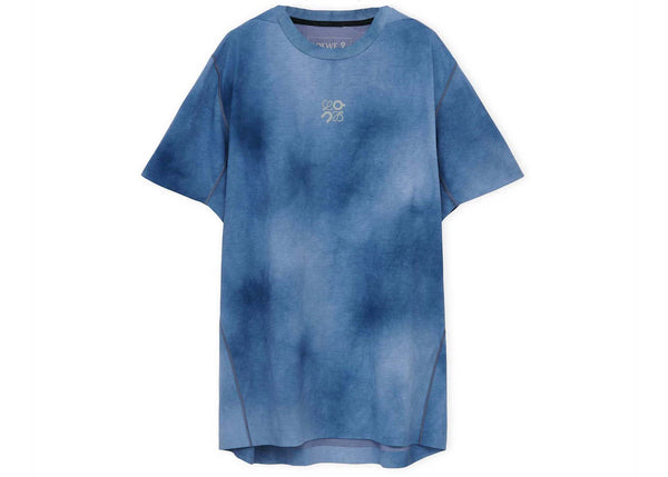 LOEWE x ON Technical Jersey Active T-shirt Blue/Multicolor – Side