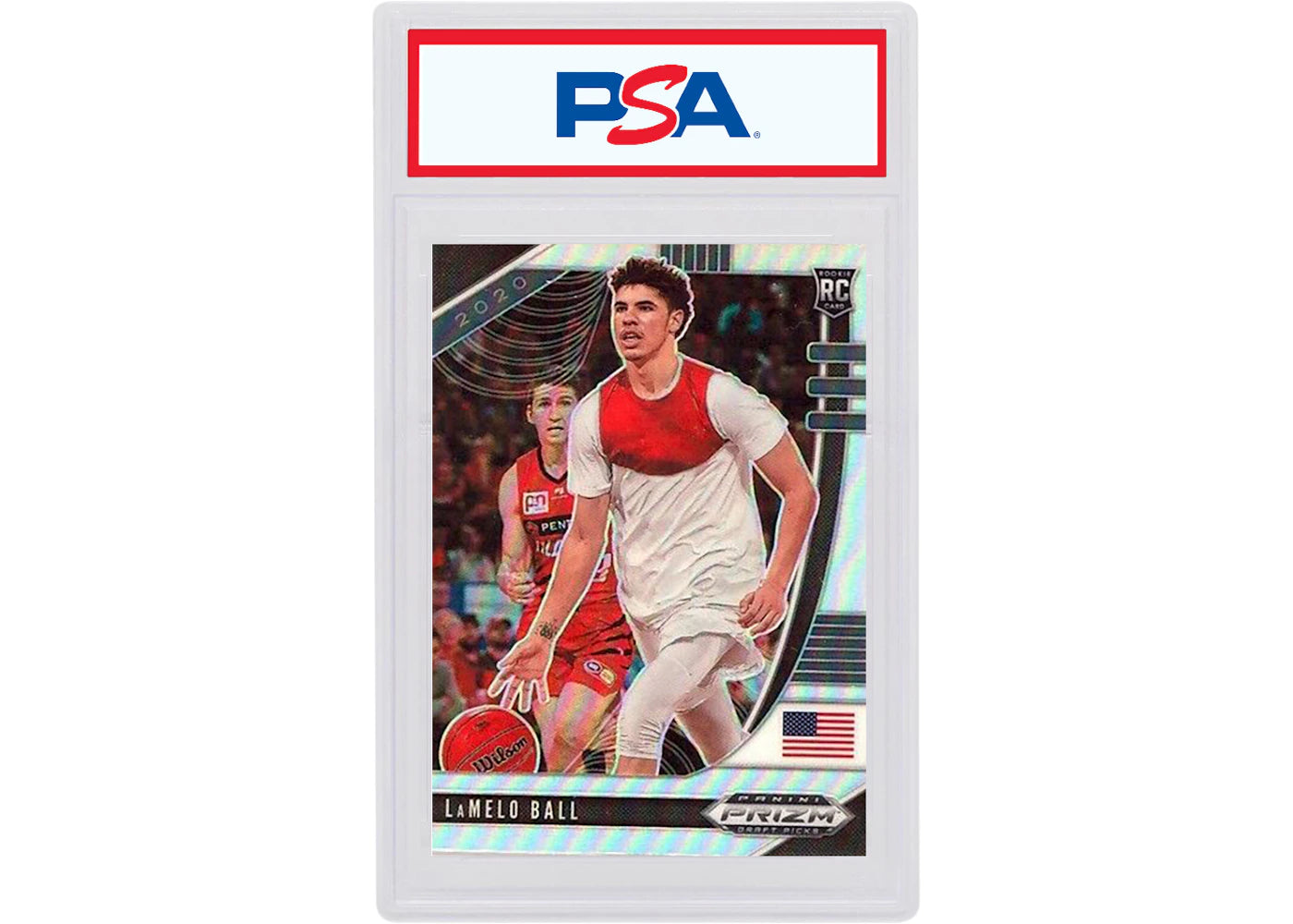 LaMelo Ball 2020-21 Panini Prizm Draft Picks Basketball Rookie Silver #43 (PSA or BGS Graded)