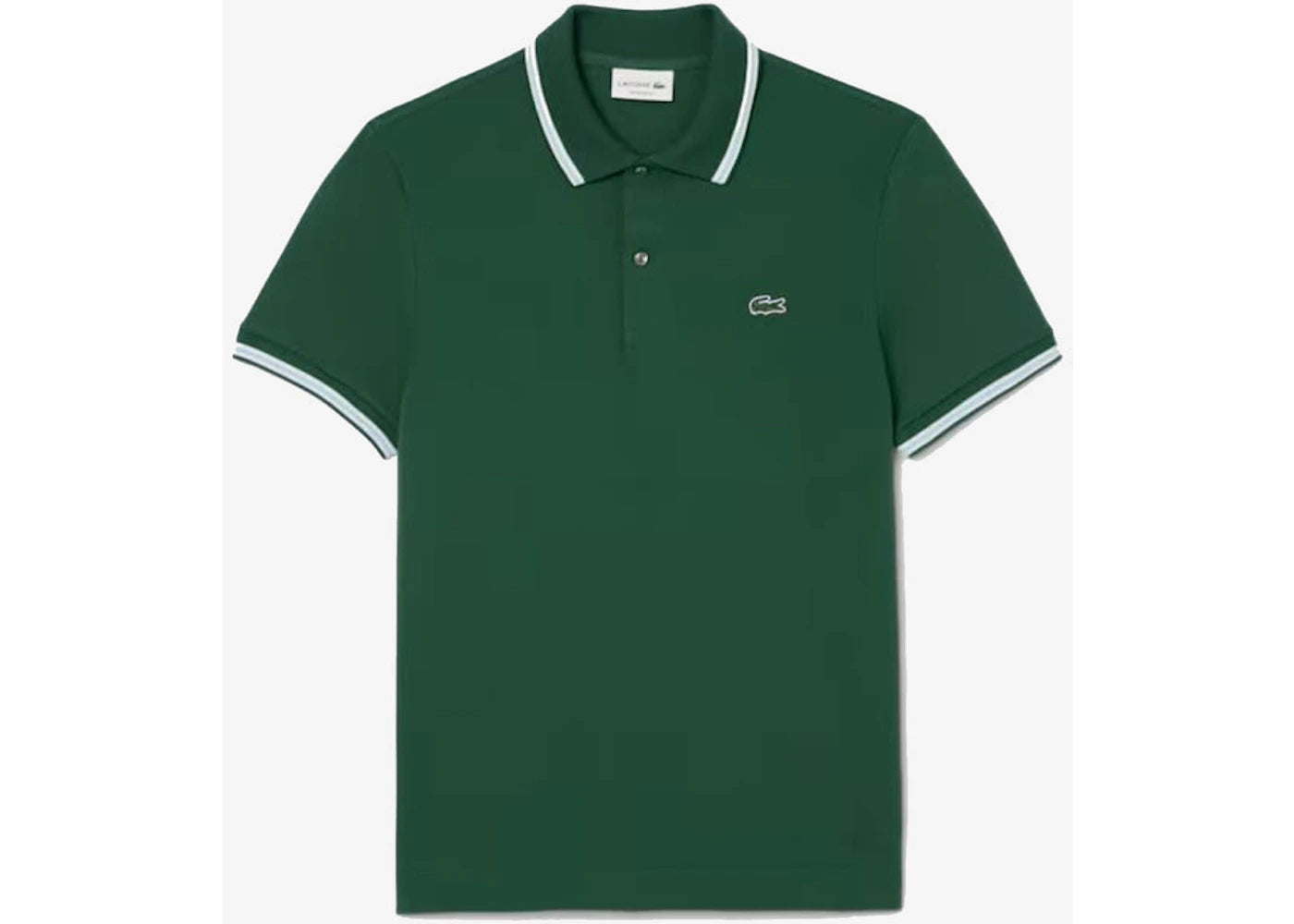 Lacoste Regular Fit Trim Accent L.12.12 Polo Shirt Green