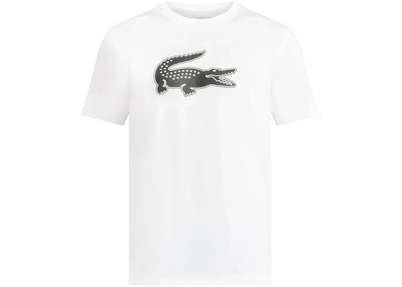 Lacoste Ultra Dry Logo Sport T-shirt White/Black