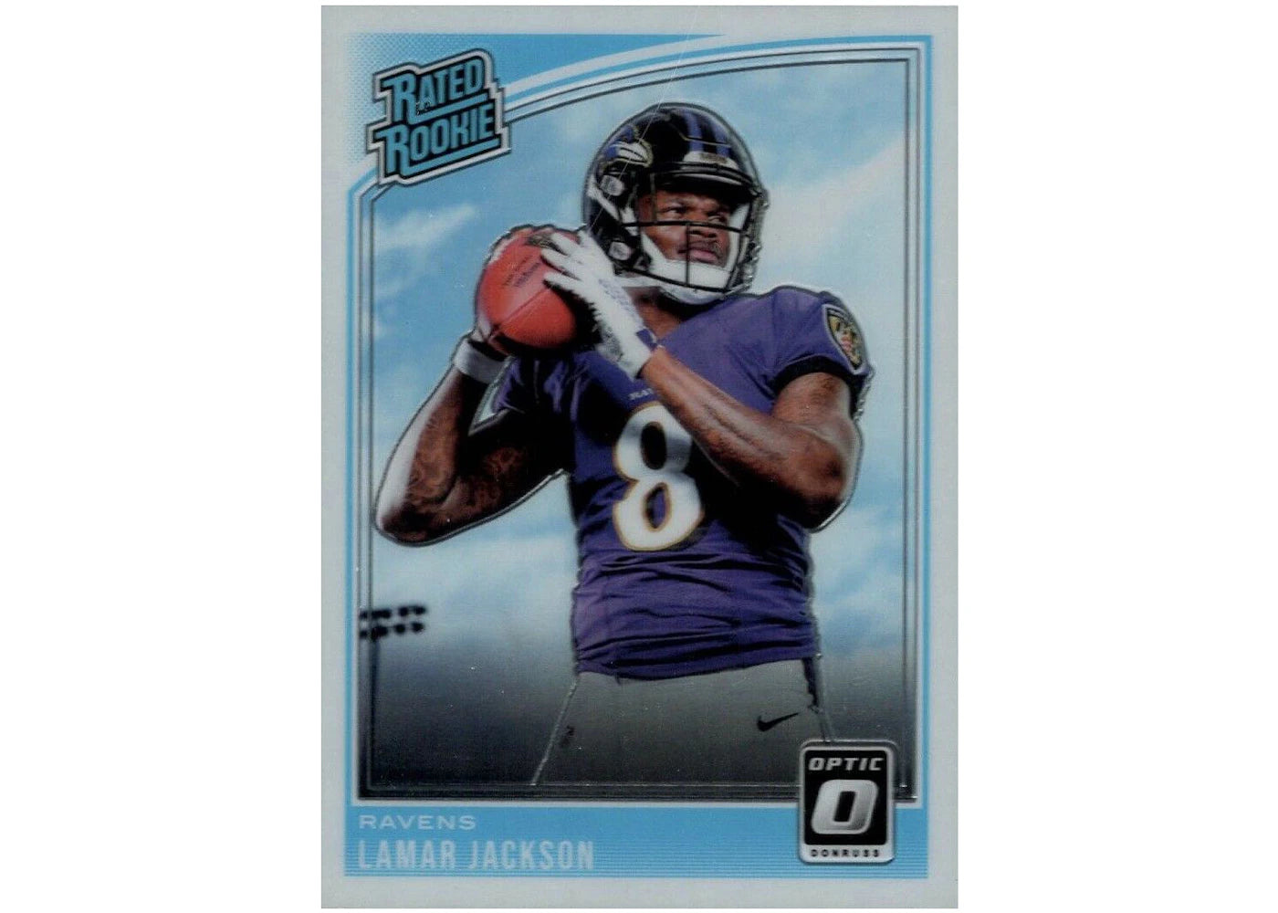 Lamar Jackson 2018 Panini Donruss Optic Rookie #167 (Ungraded)