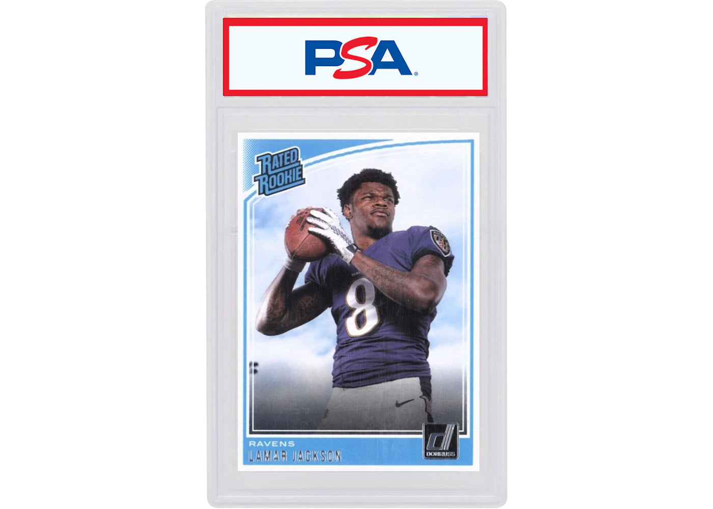 Lamar Jackson 2018 Panini Donruss Rookie #317 (PSA or BGS Graded)