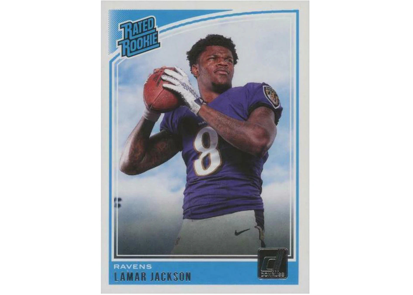 Lamar Jackson 2018 Panini Donruss Rookie #317 (Ungraded)