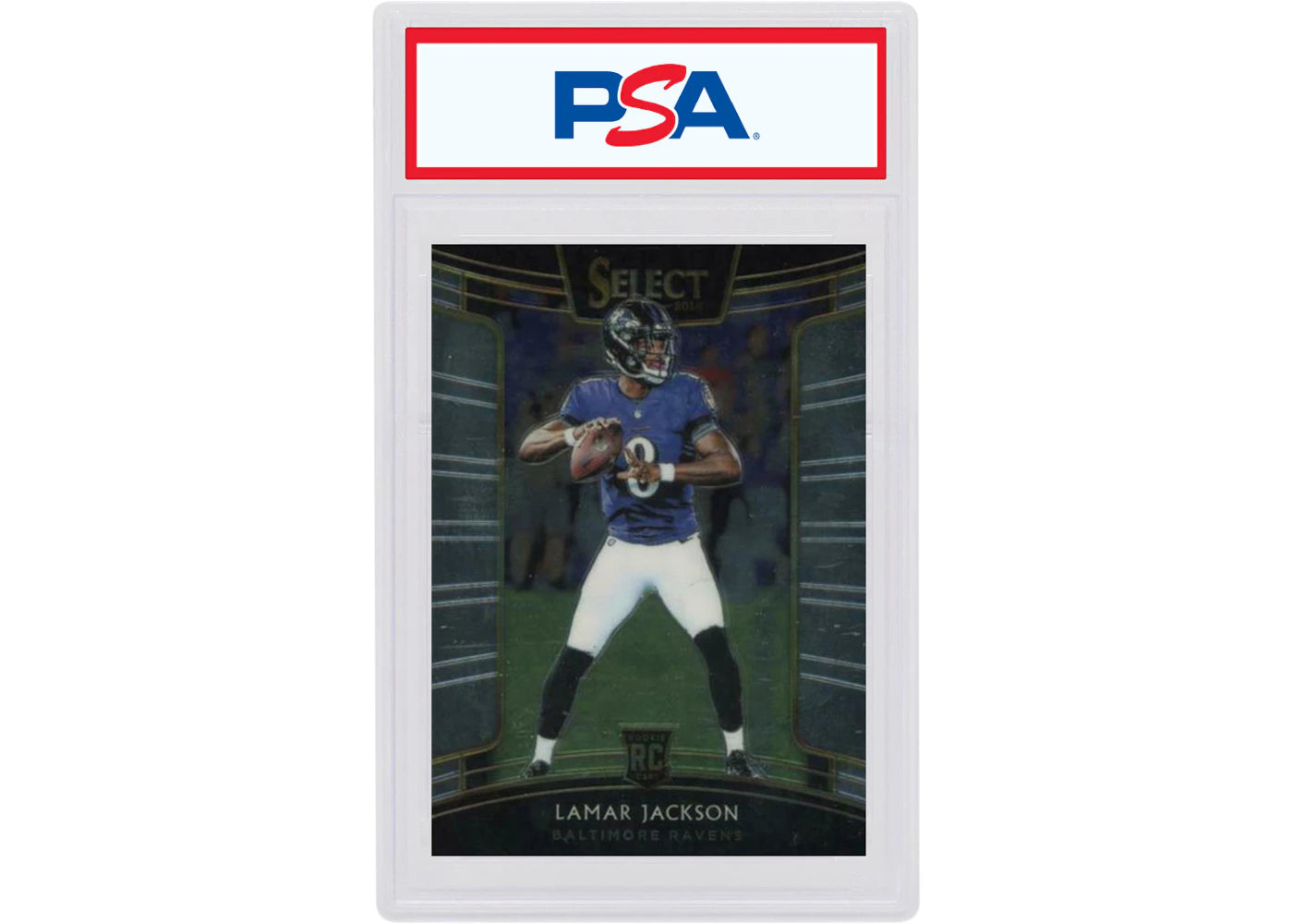 Lamar Jackson 2018 Panini Select Concourse Rookie #70 (PSA or BGS Graded)