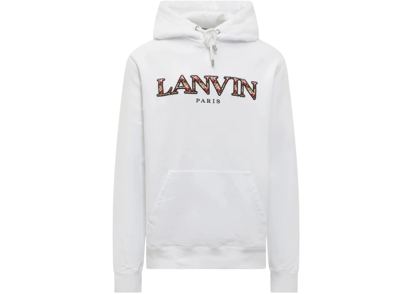 Lanvin Curb Lace Hoodie White/White