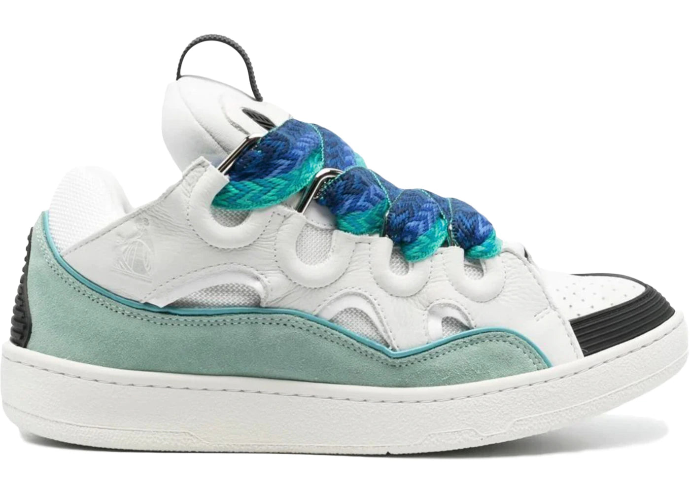 Lanvin Curb Sneaker White Blue