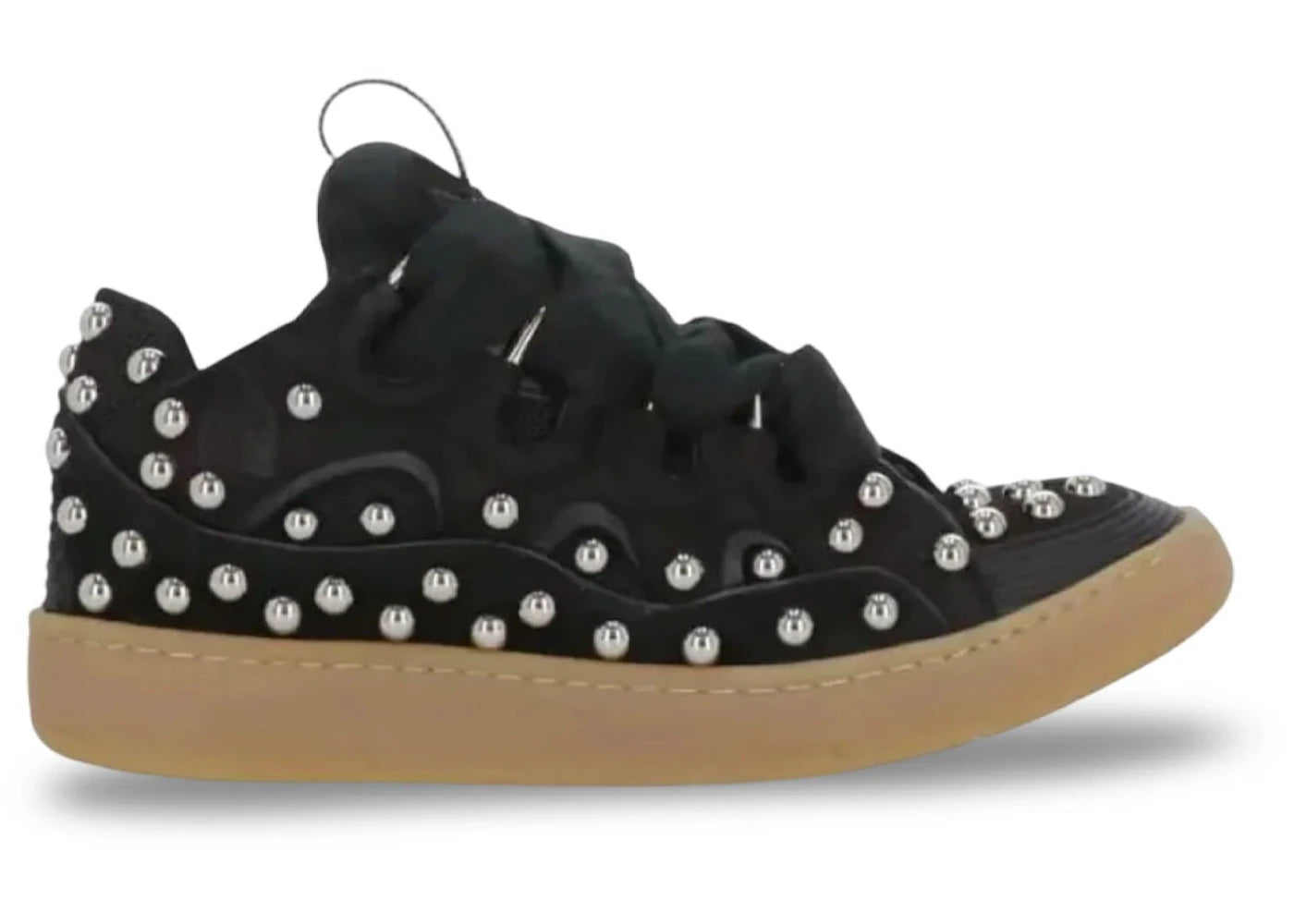 Lanvin Curb Sneakers Studded Gum Black