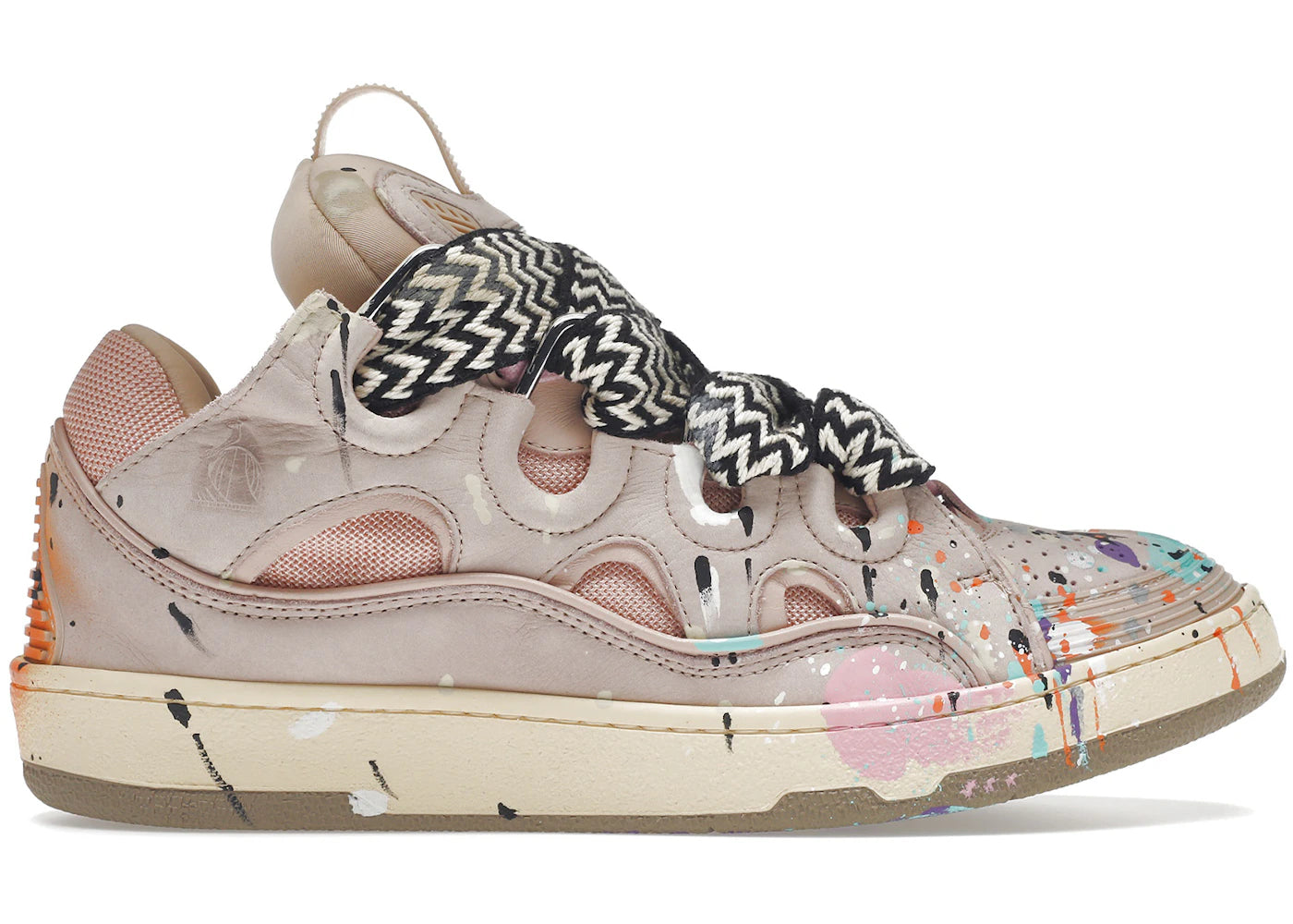 Lanvin Leather Curb Gallery Dept. Pale Pink Multi