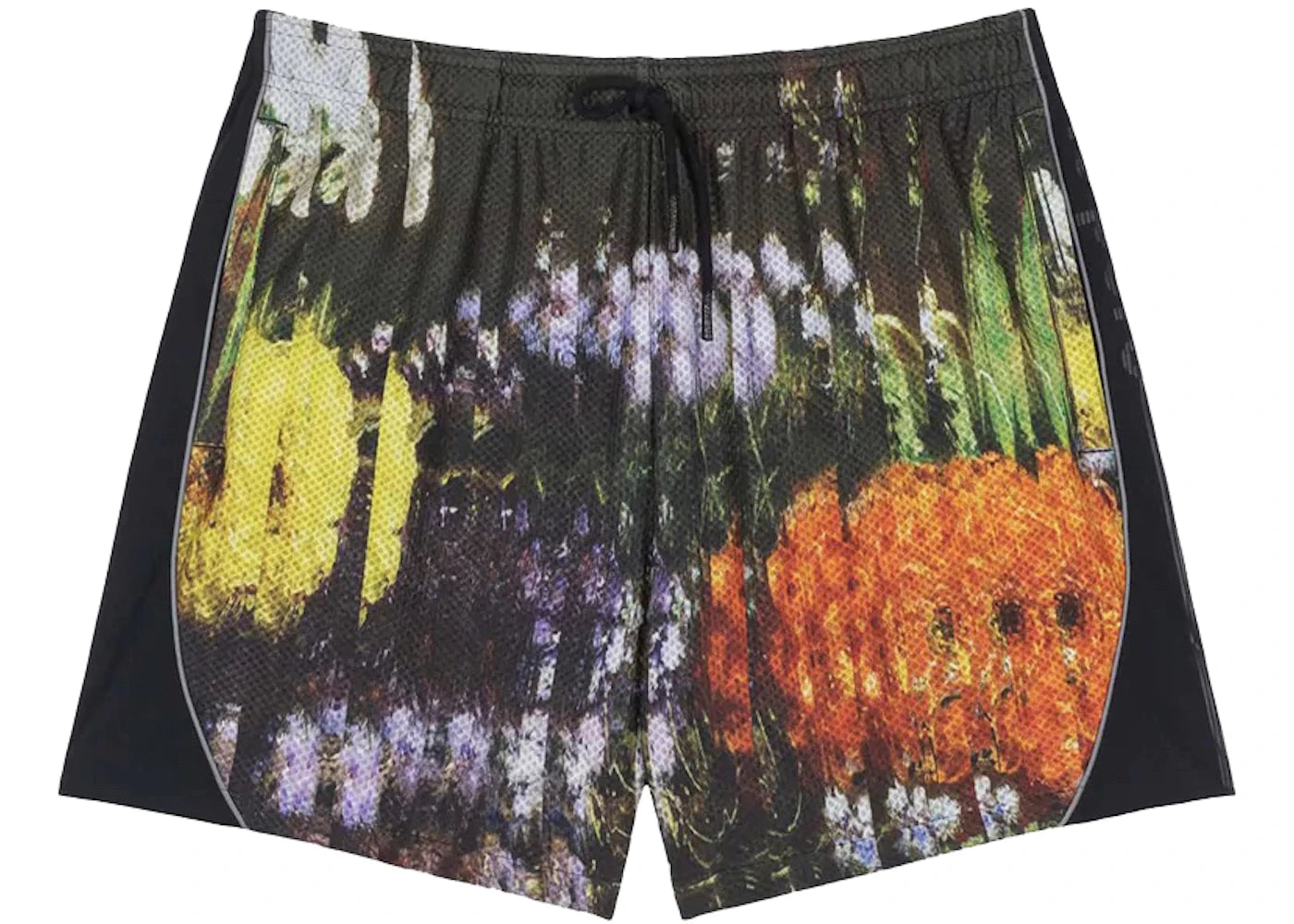 le PÈRE Fleurs Du Matin Mesh Shorts Beveled Print