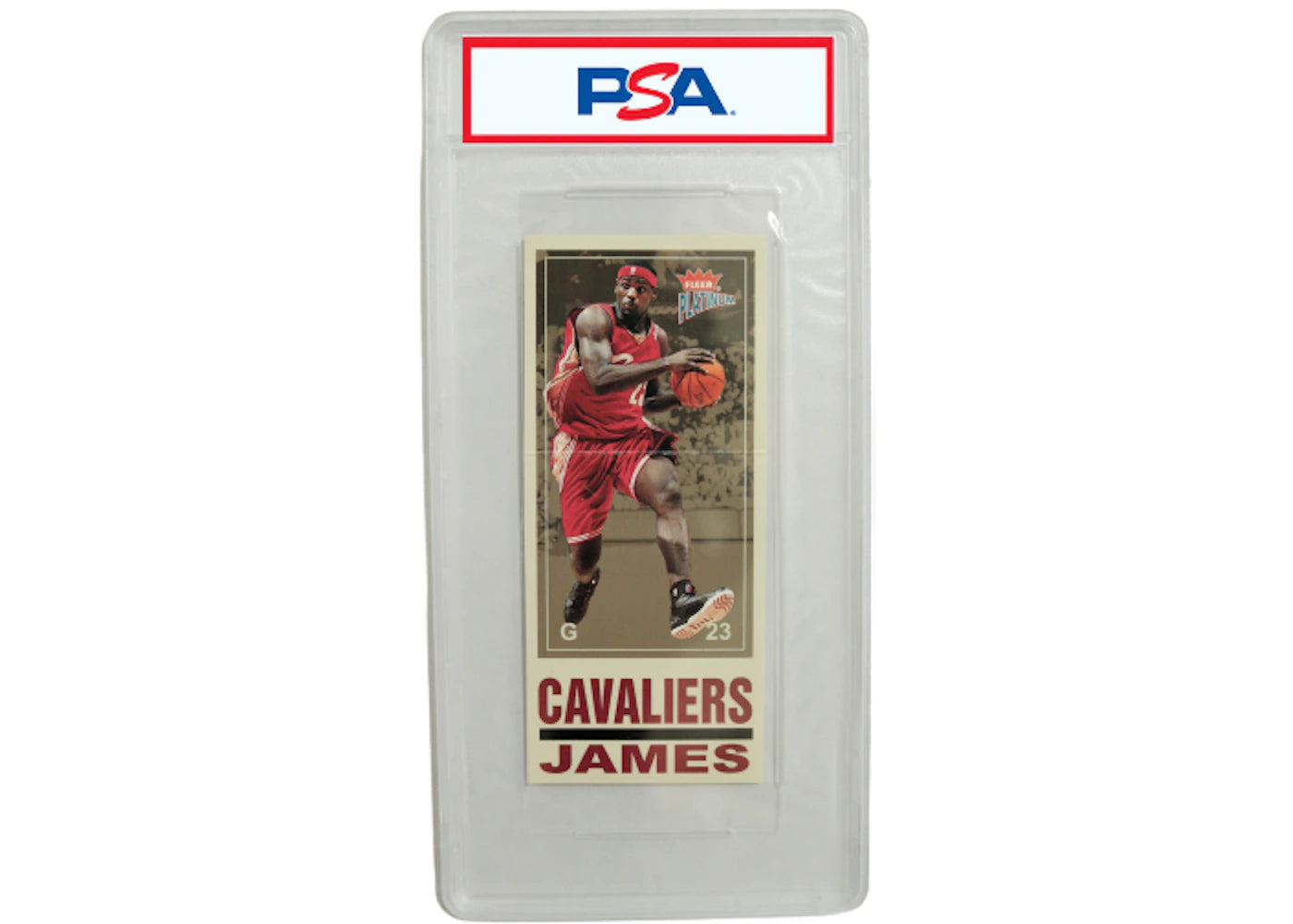LeBron James 2003 Fleer Platinum Big Signs Rookie #7 (PSA or BGS Graded)