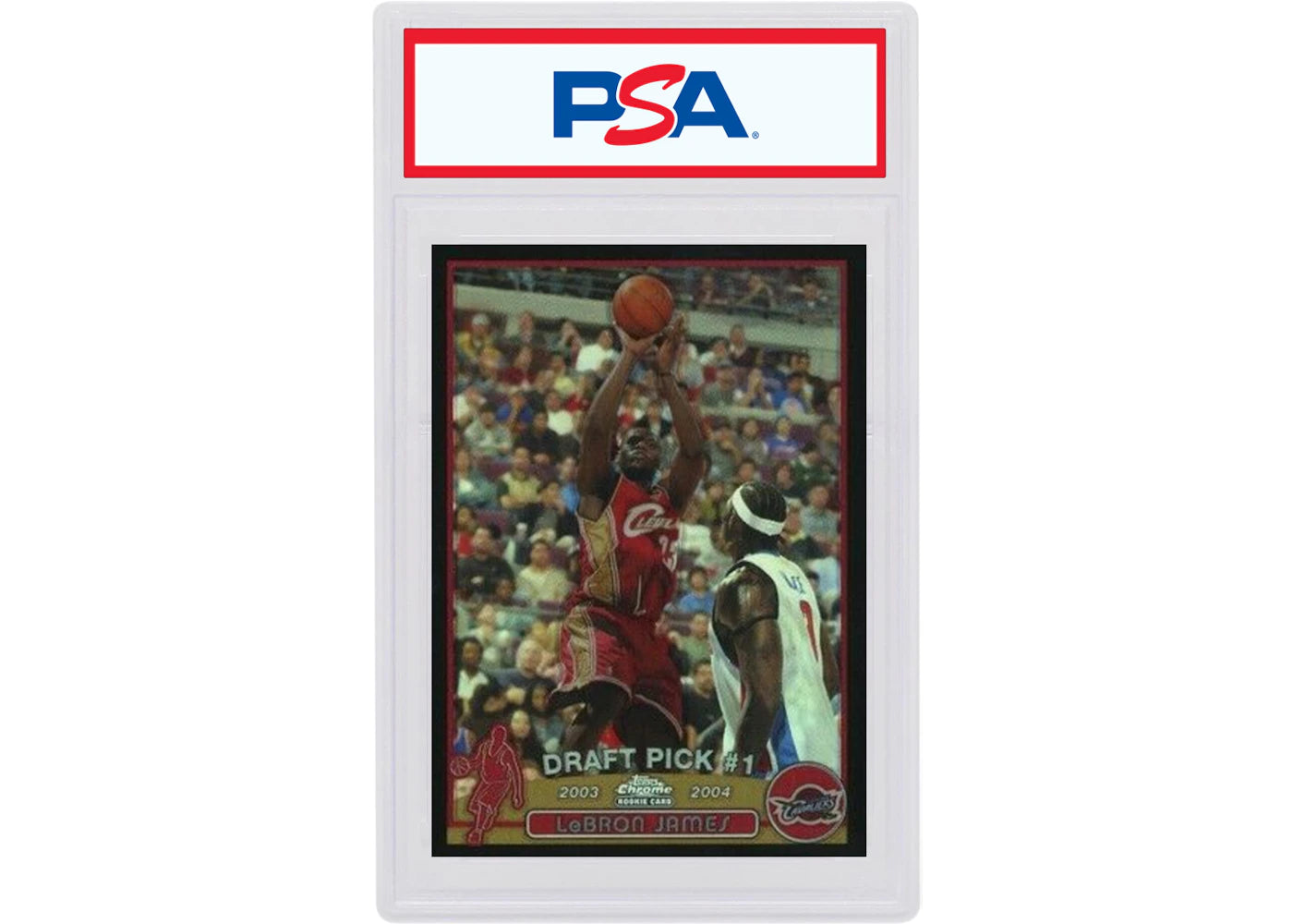 LeBron James 2003 Topps Chrome Rookie Black Refractor /500 #111 (PSA or BGS Graded)