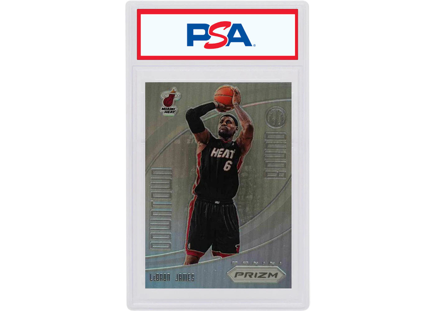 LeBron James 2012 Panini Prizm Downtown Bound Silver #9 (PSA or BGS Graded)