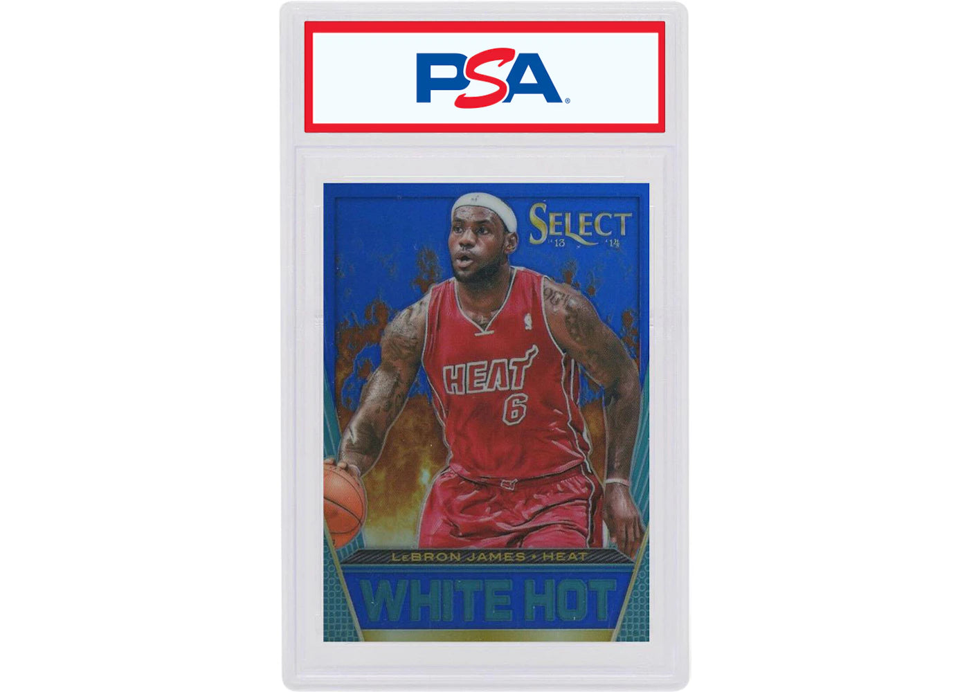 LeBron James 2013 Panini Select White Hot Blue Prizm /49 #1 (PSA or BGS Graded)