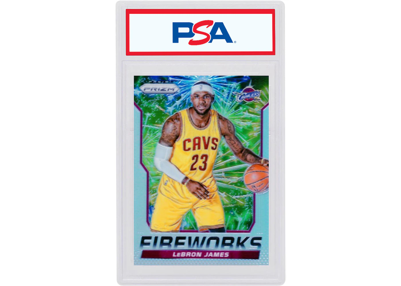 LeBron James 2014 Panini Prizm Fireworks #4 (PSA or BGS Graded)