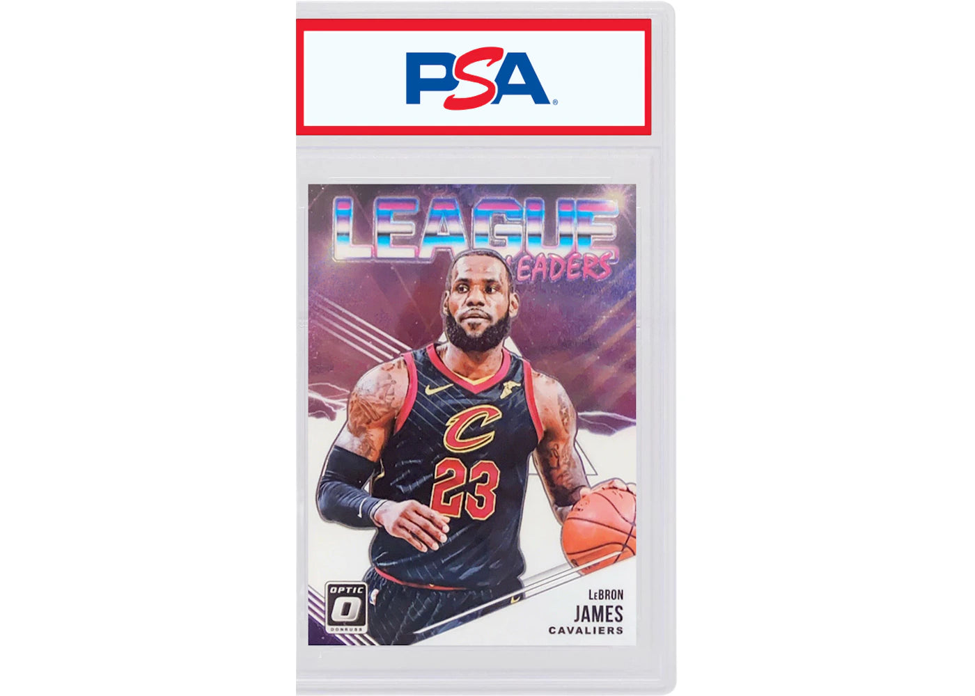 LeBron James 2018 Donruss Optic League Leaders #9 (PSA or BGS Graded)