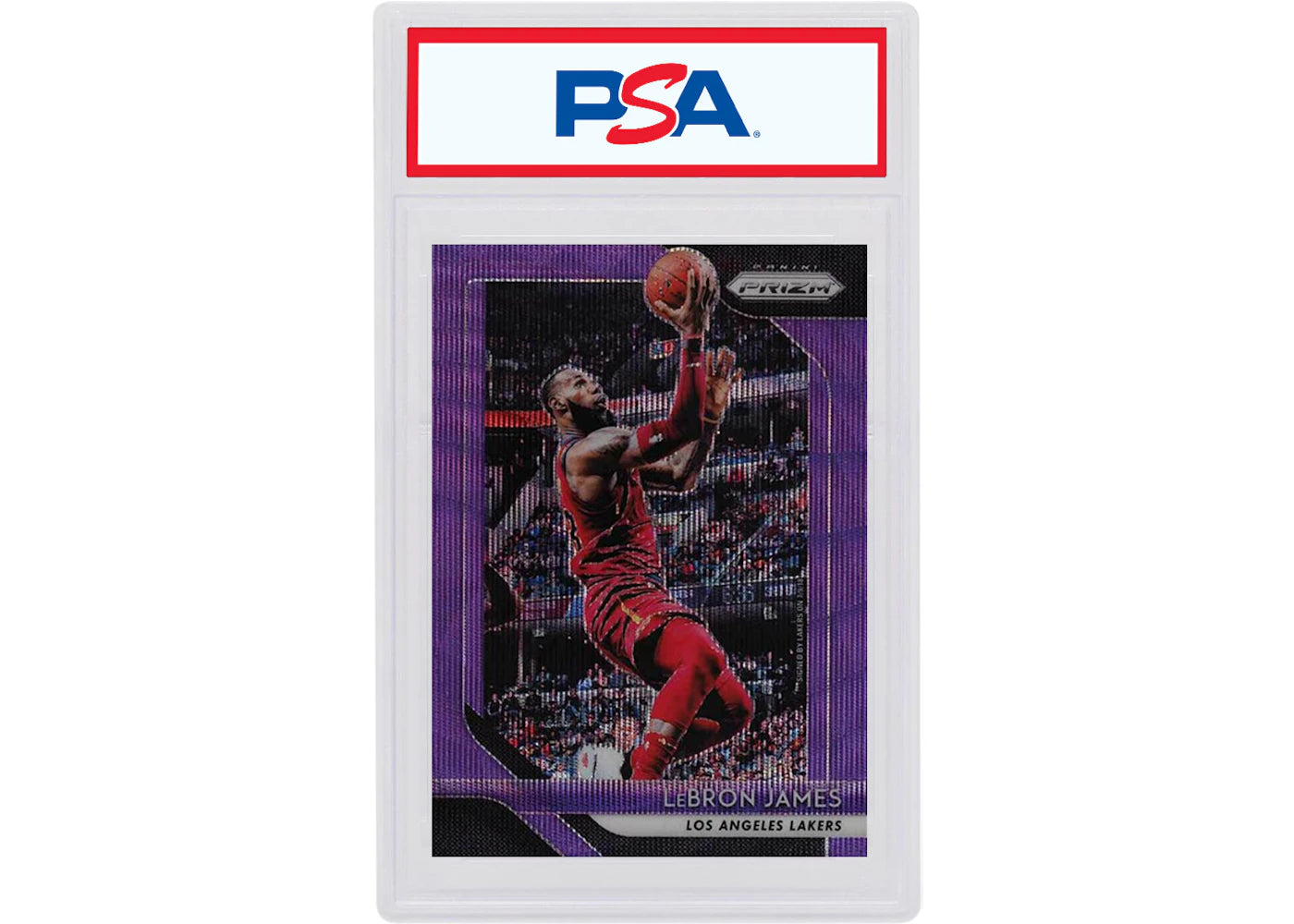 LeBron James 2018 Panini Prizm Purple Wave #6 (PSA or BGS Graded)