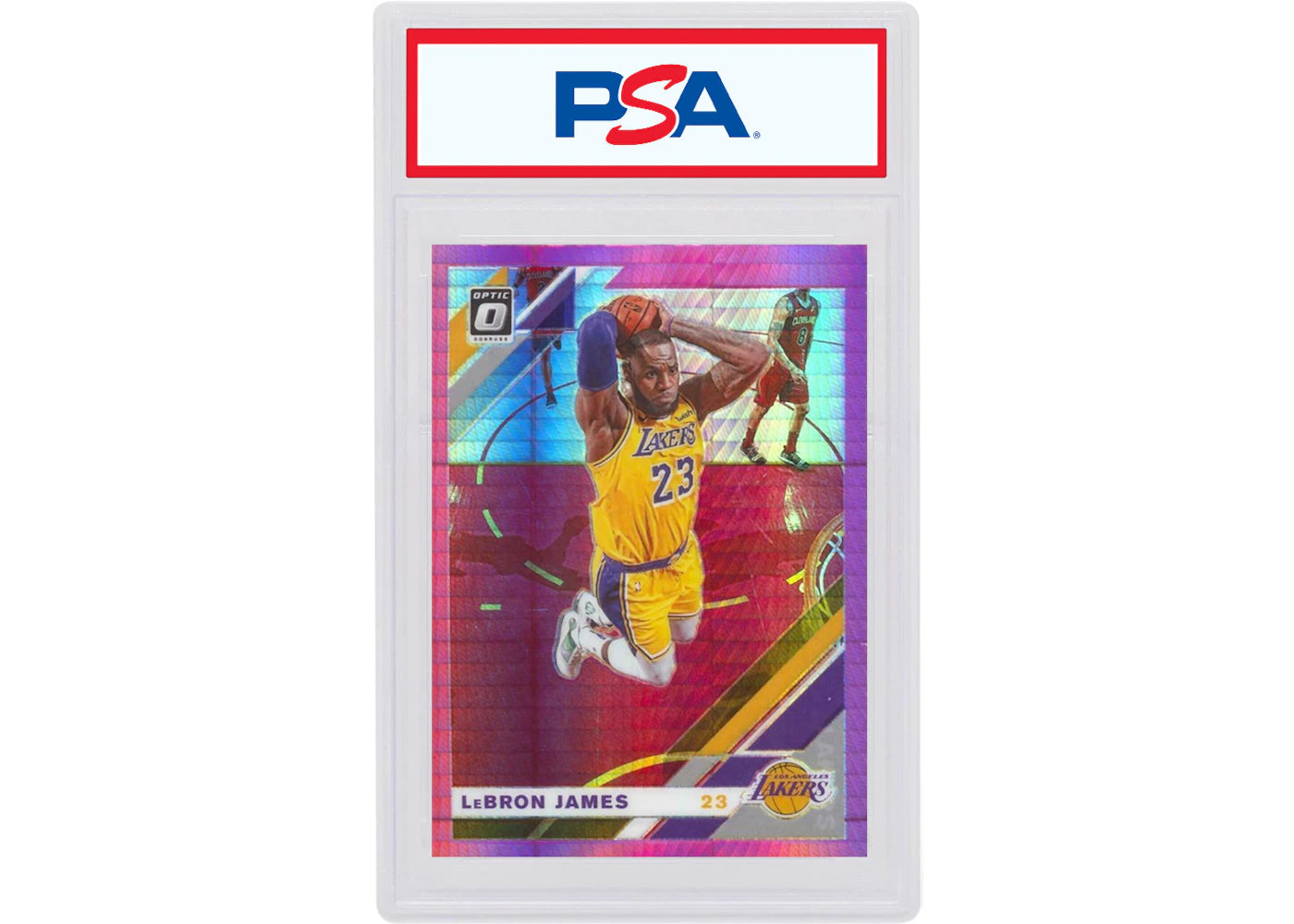 LeBron James 2019 Donruss Optic Hyper Pink #60 (PSA or BGS Graded)