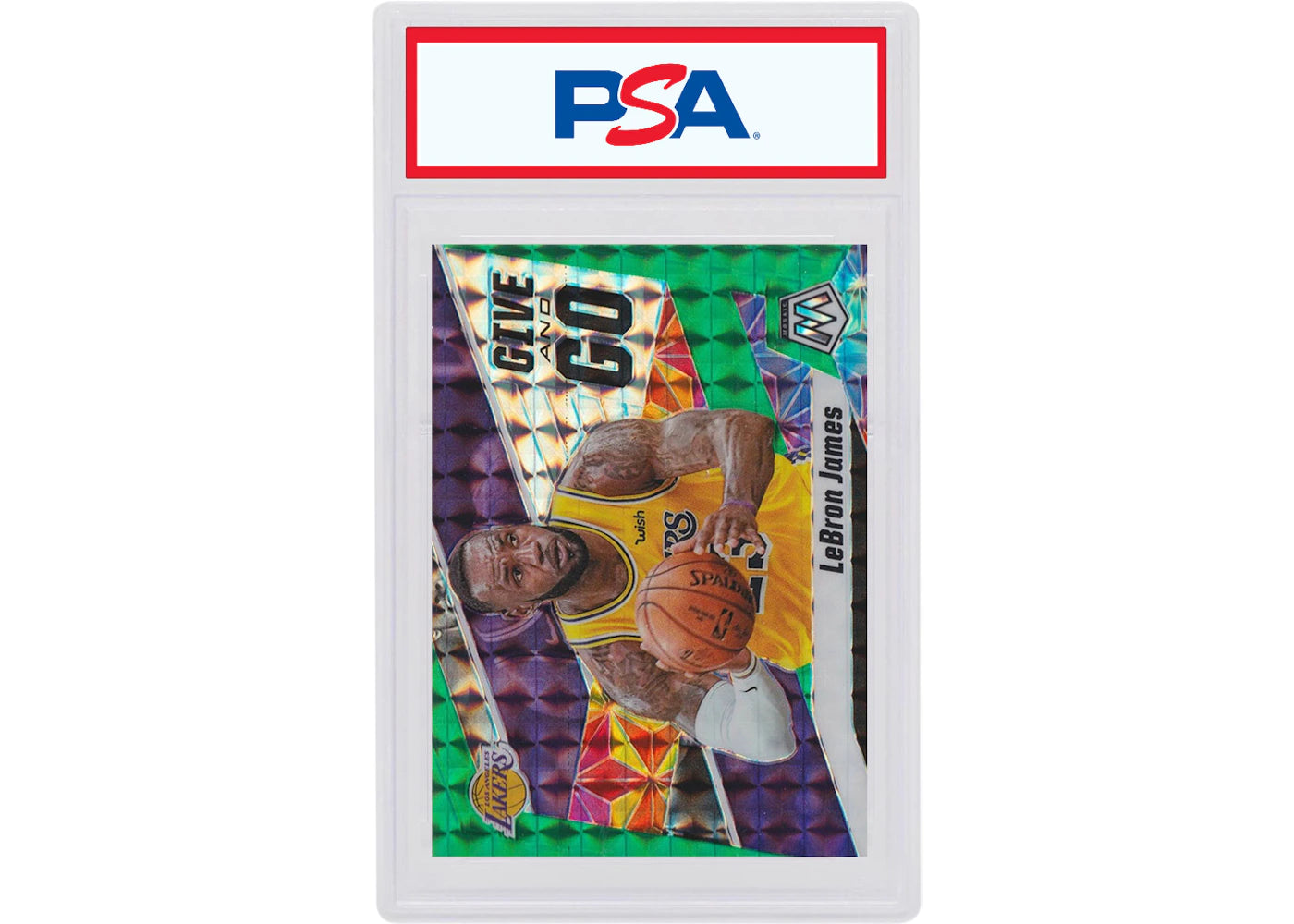 LeBron James 2019 Panini Mosaic Give and Go Green #8 (PSA or BGS Graded)