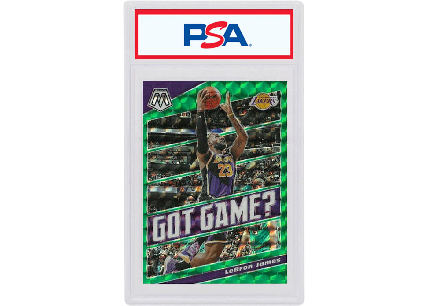 LeBron James 2019 Panini Mosaic Got Game? Green #7 (PSA or BGS Graded)