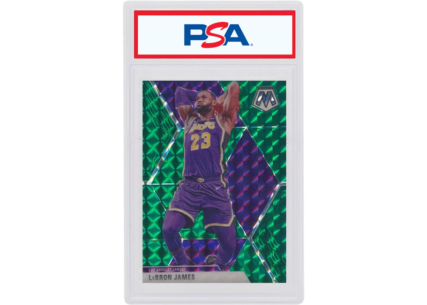 LeBron James 2019 Panini Mosaic Green #8 (PSA or BGS Graded)