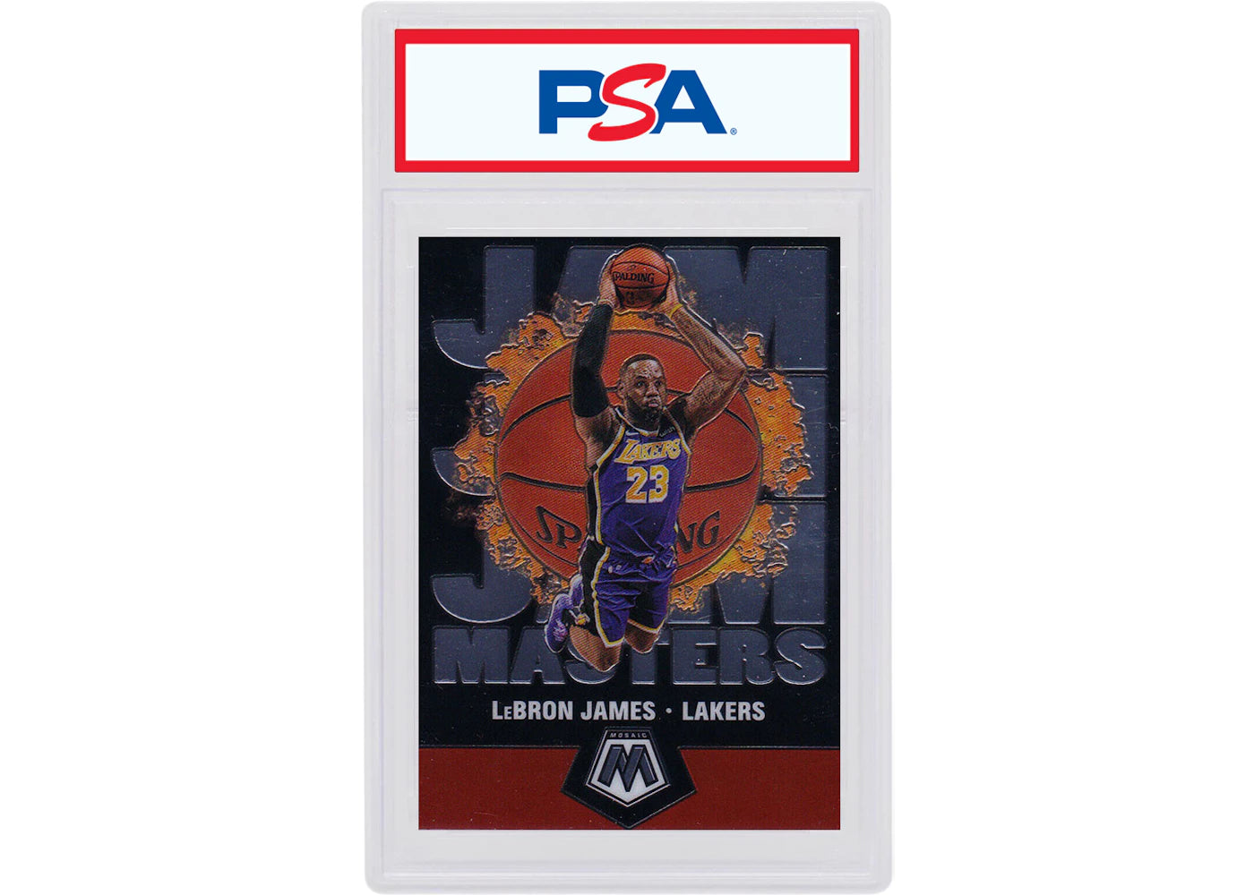 LeBron James 2019 Panini Mosaic Jam Masters #16 (PSA or BGS Graded)