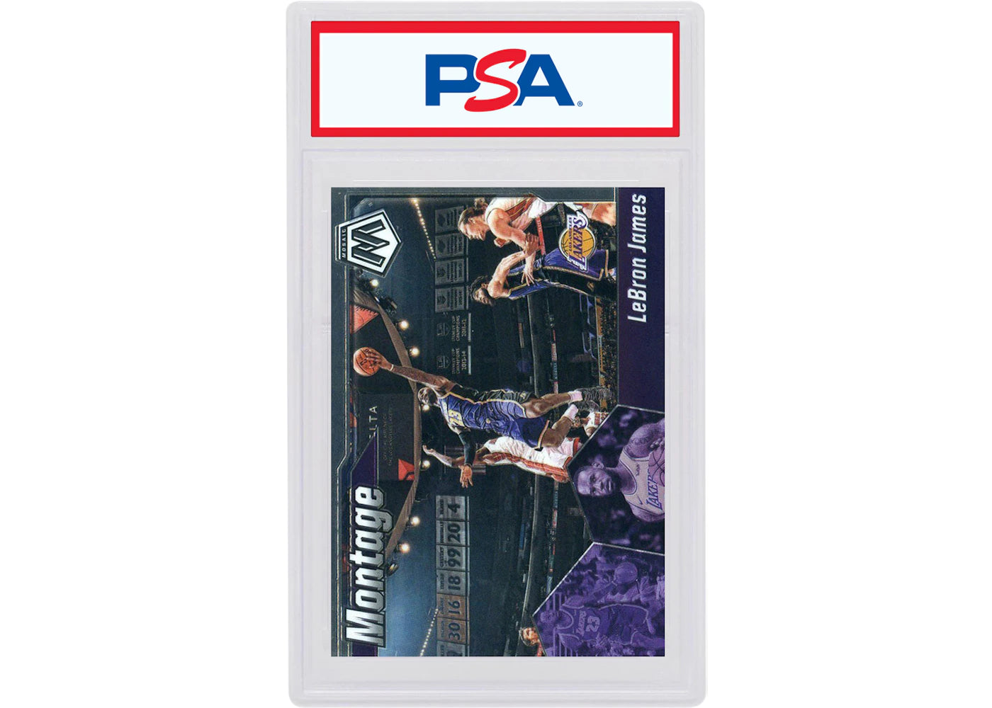 LeBron James 2019 Panini Mosaic Montage #10 (PSA or BGS Graded)