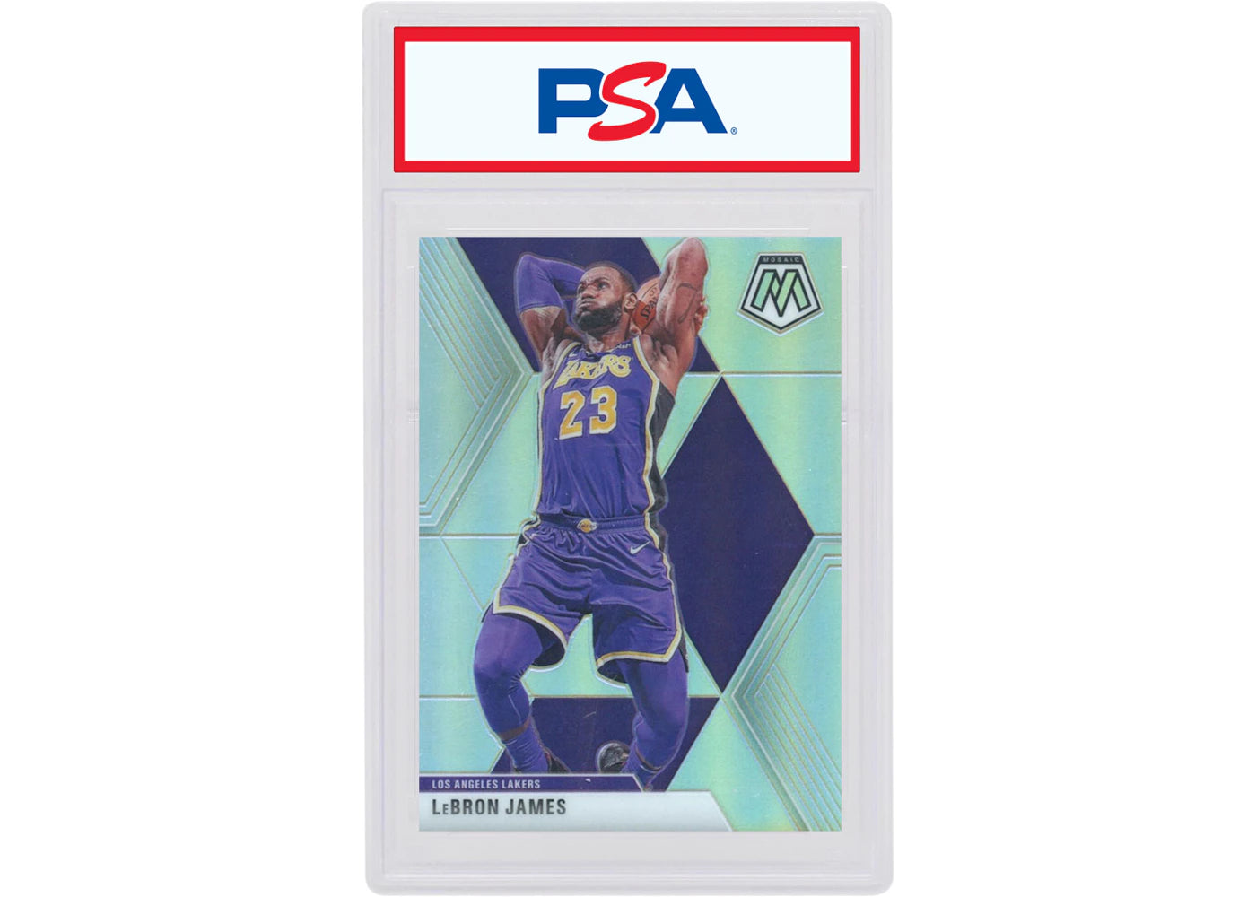 LeBron James 2019 Panini Mosaic Silver #8 (PSA or BGS Graded)