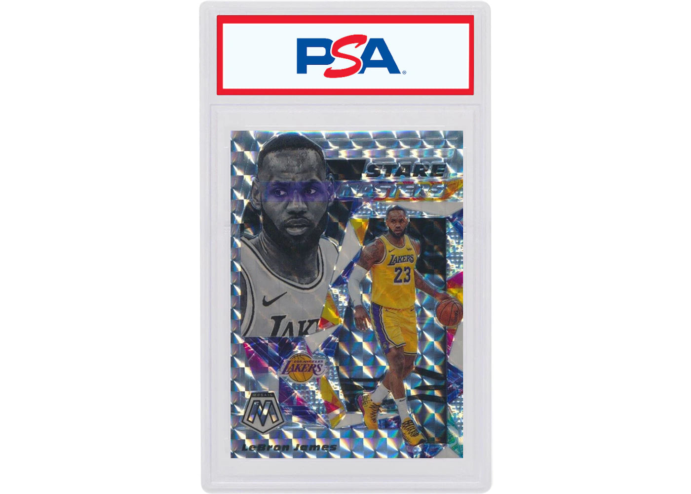 LeBron James 2019 Panini Mosaic Stare Masters Mosaic #13 (PSA or BGS Graded)