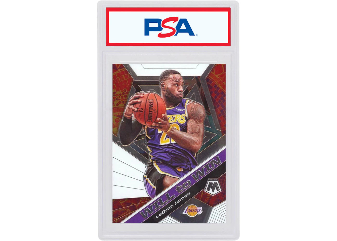 LeBron James 2019 Panini Mosaic Will to Win #7