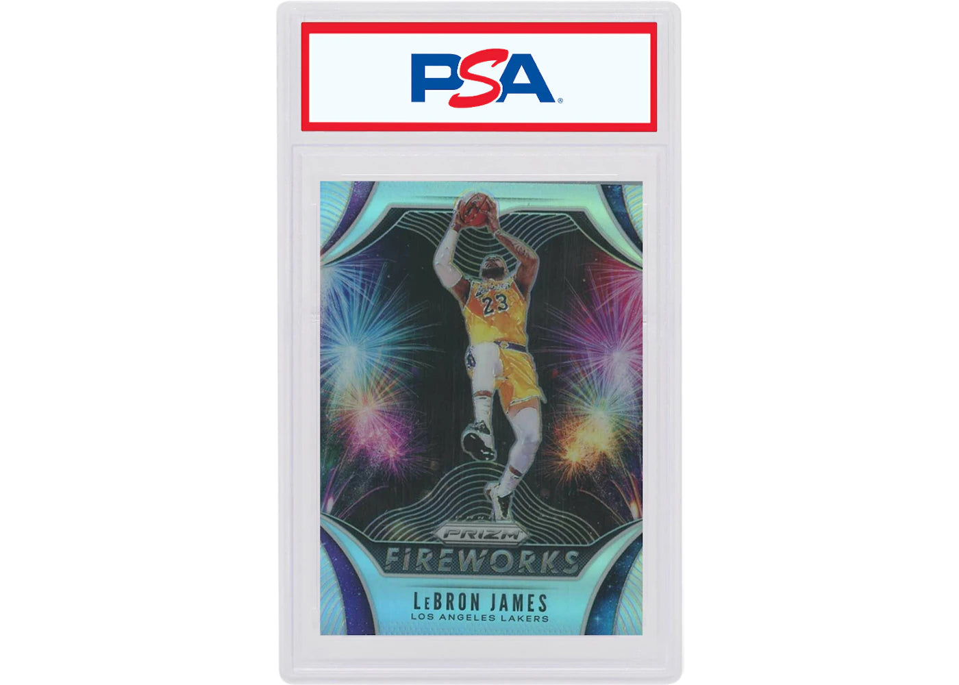 LeBron James 2019 Panini Prizm Fireworks Silver #2 (PSA or BGS Graded)
